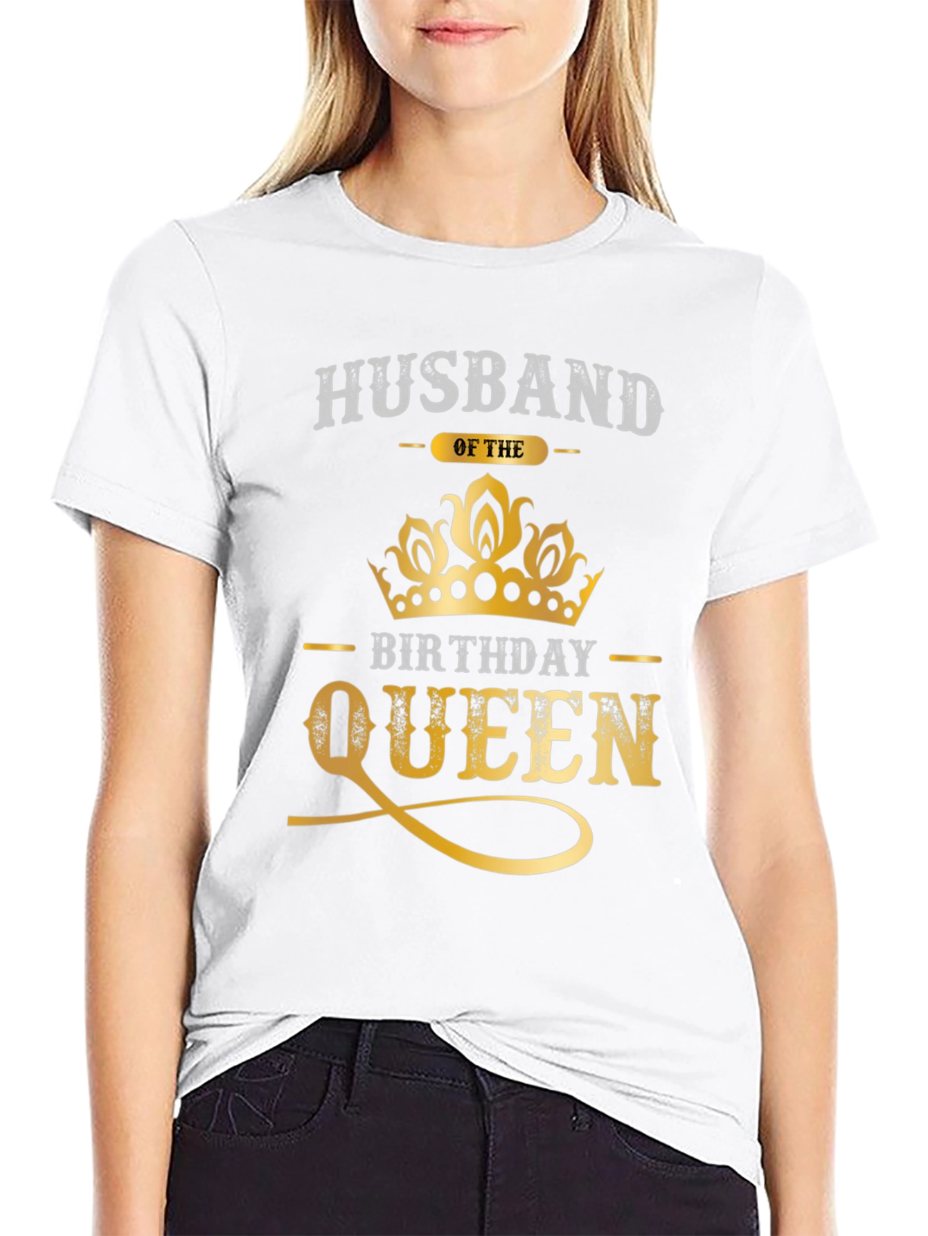 Husband of the Birthday Queen T-Shirt - Novelty Tee