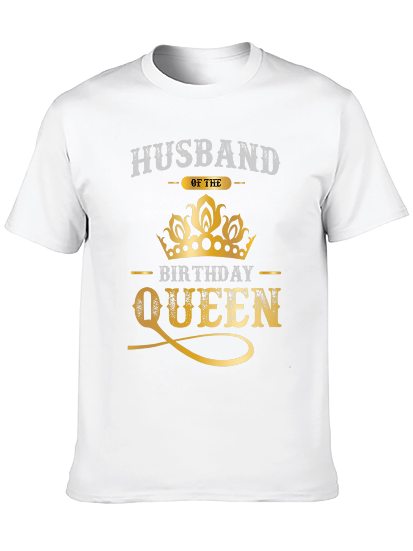 Husband of the Birthday Queen T-Shirt - Novelty Tee