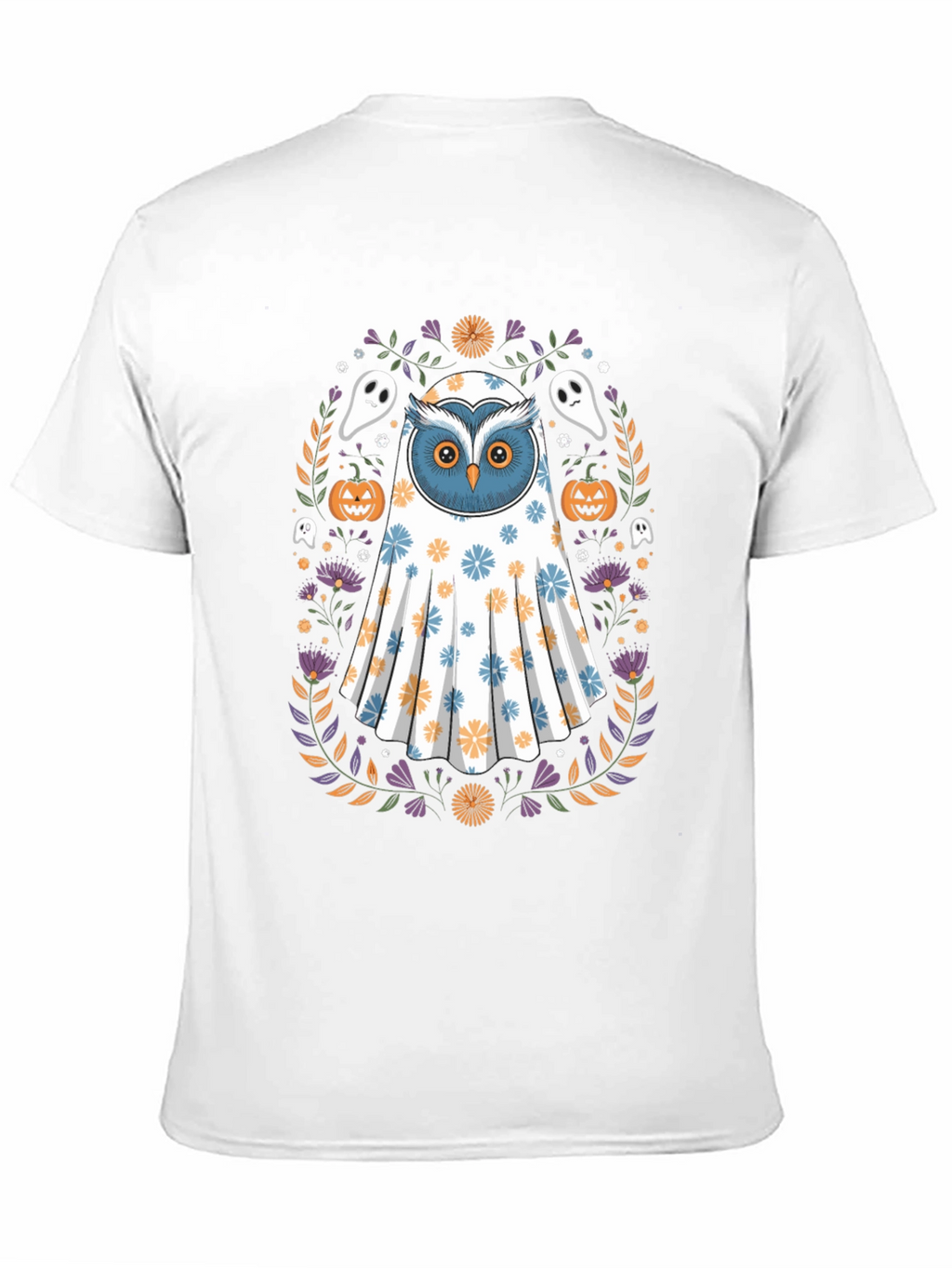 Halloween Owl Ghost T-Shirt