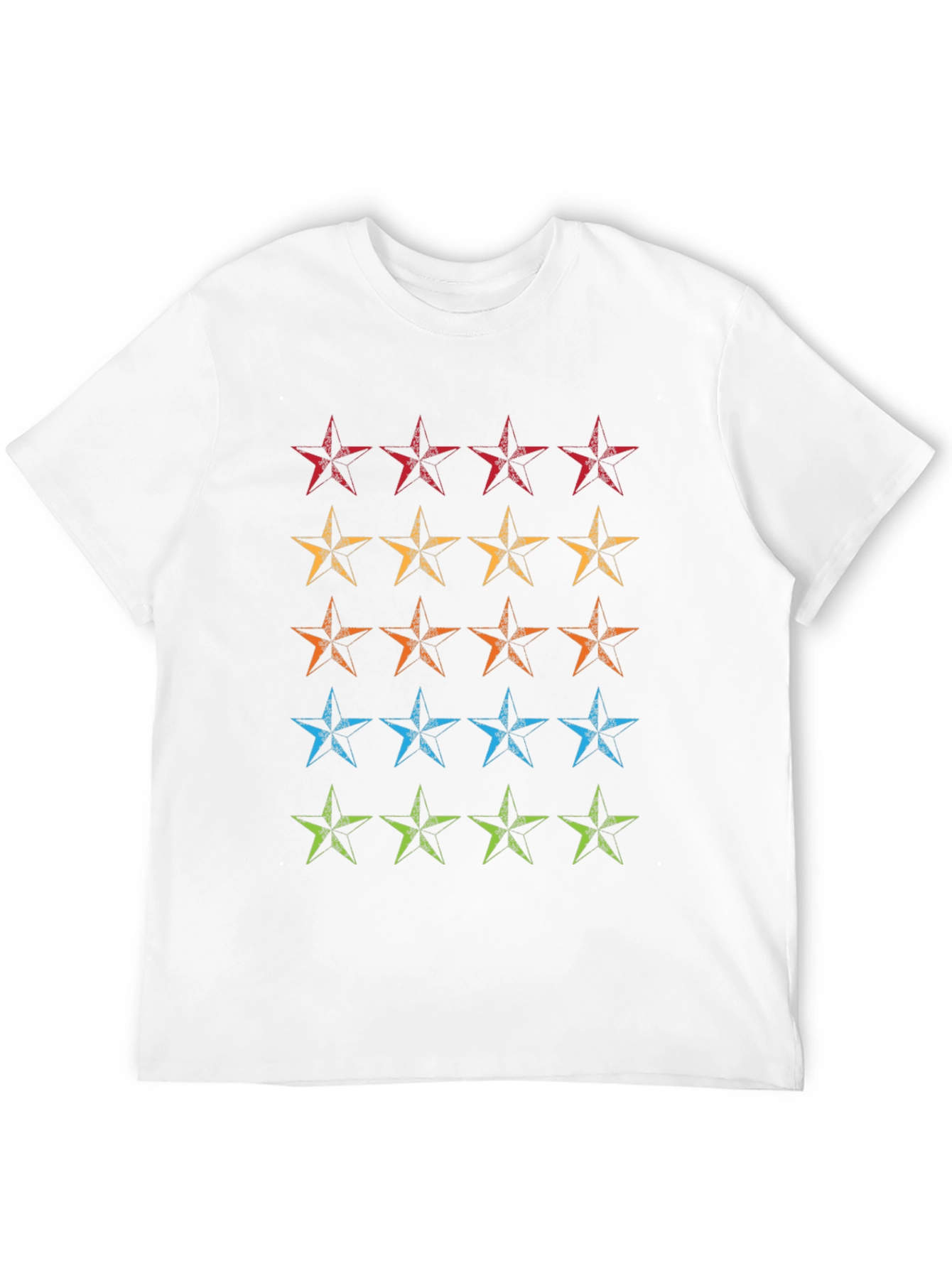 Retro Star T-Shirt - Black Cotton Tee