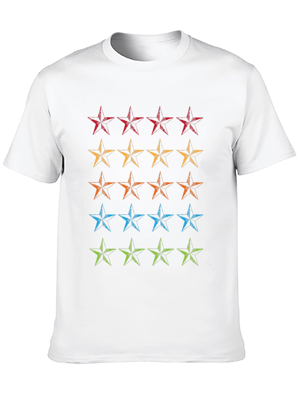 Retro Star T-Shirt - Black Cotton Tee