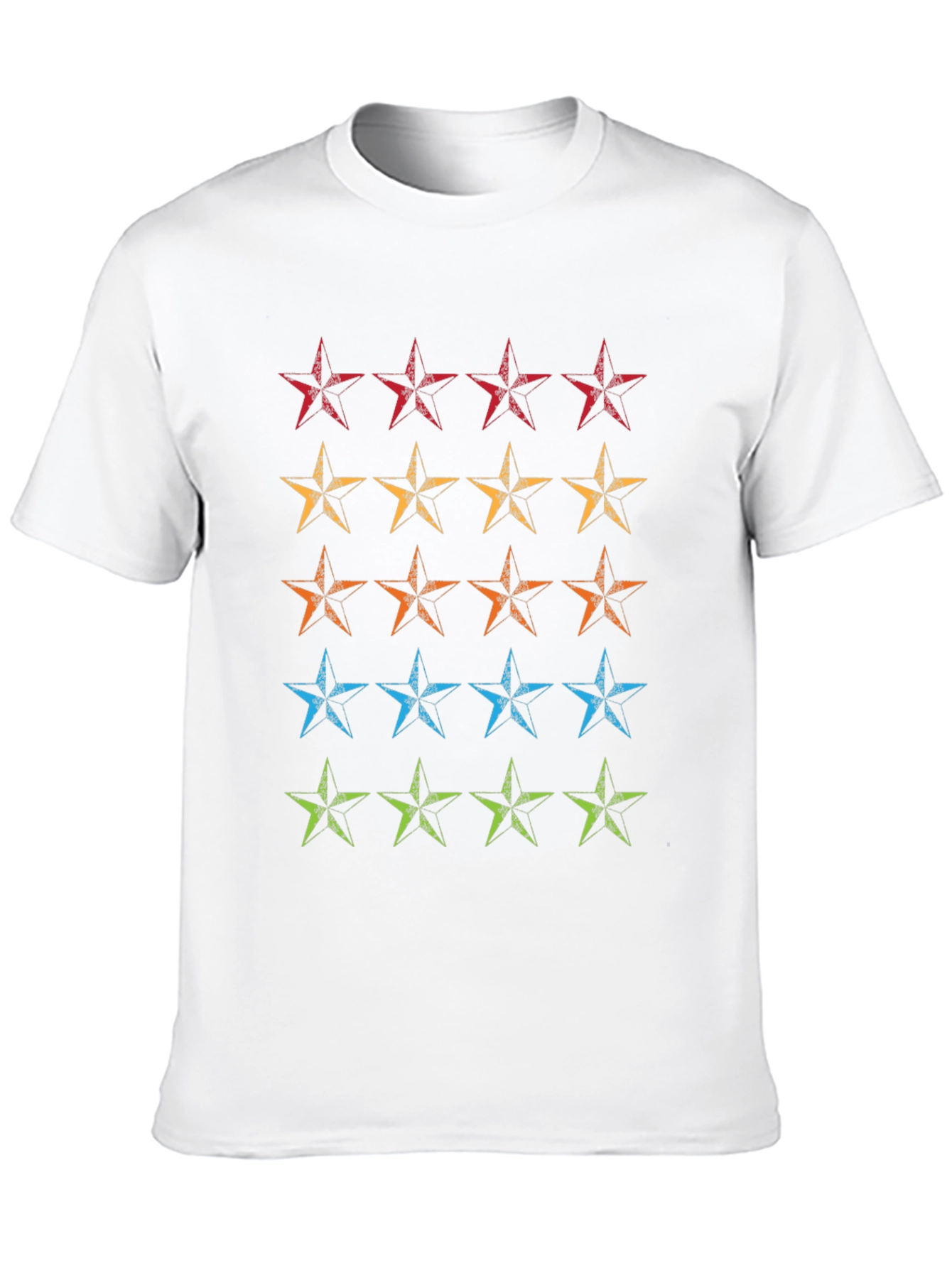Retro Star T-Shirt - Black Cotton Tee