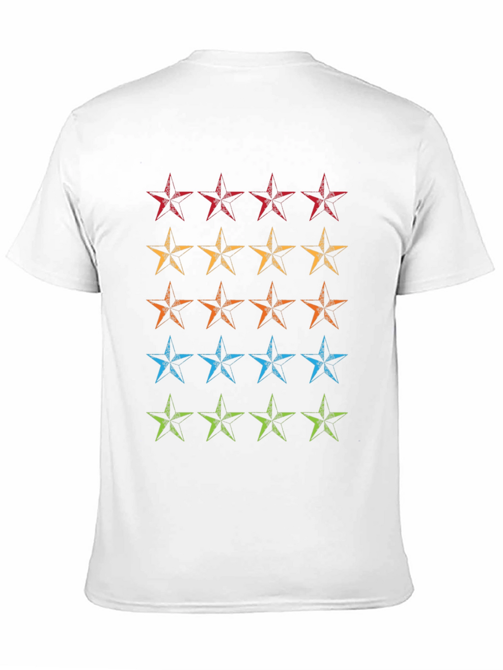 Retro Star T-Shirt - Black Cotton Tee
