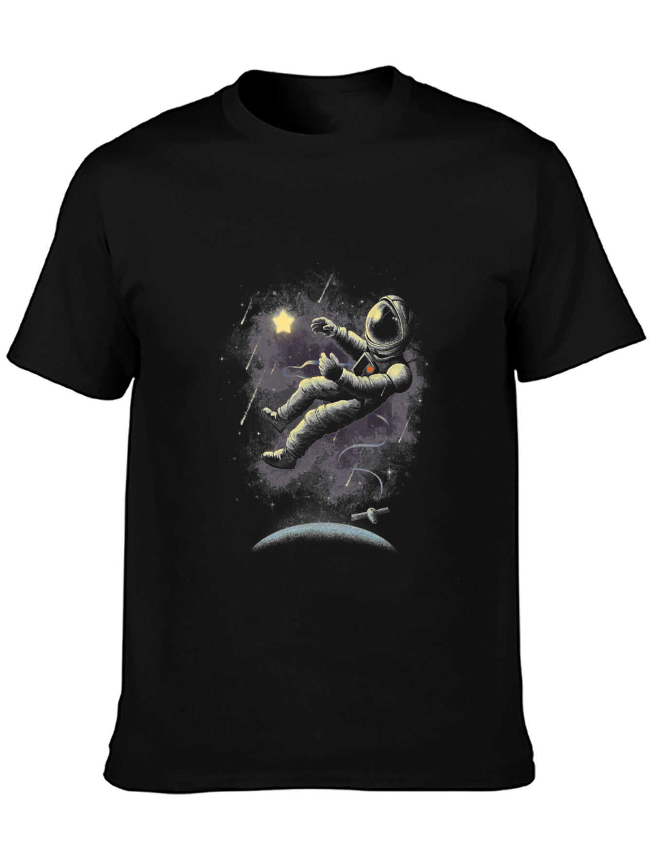 Astronaut in Space T-Shirt - Unique Graphic Tee
