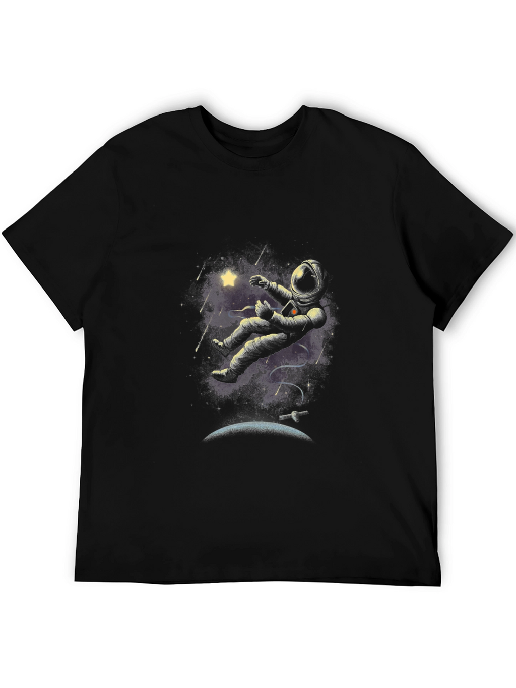 Astronaut in Space T-Shirt - Unique Graphic Tee