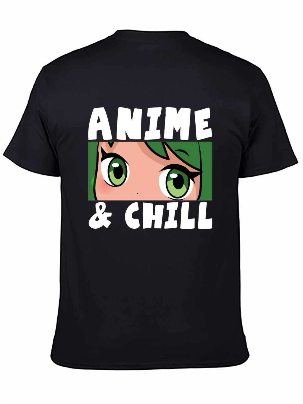 Anime & Chill Black T-Shirt