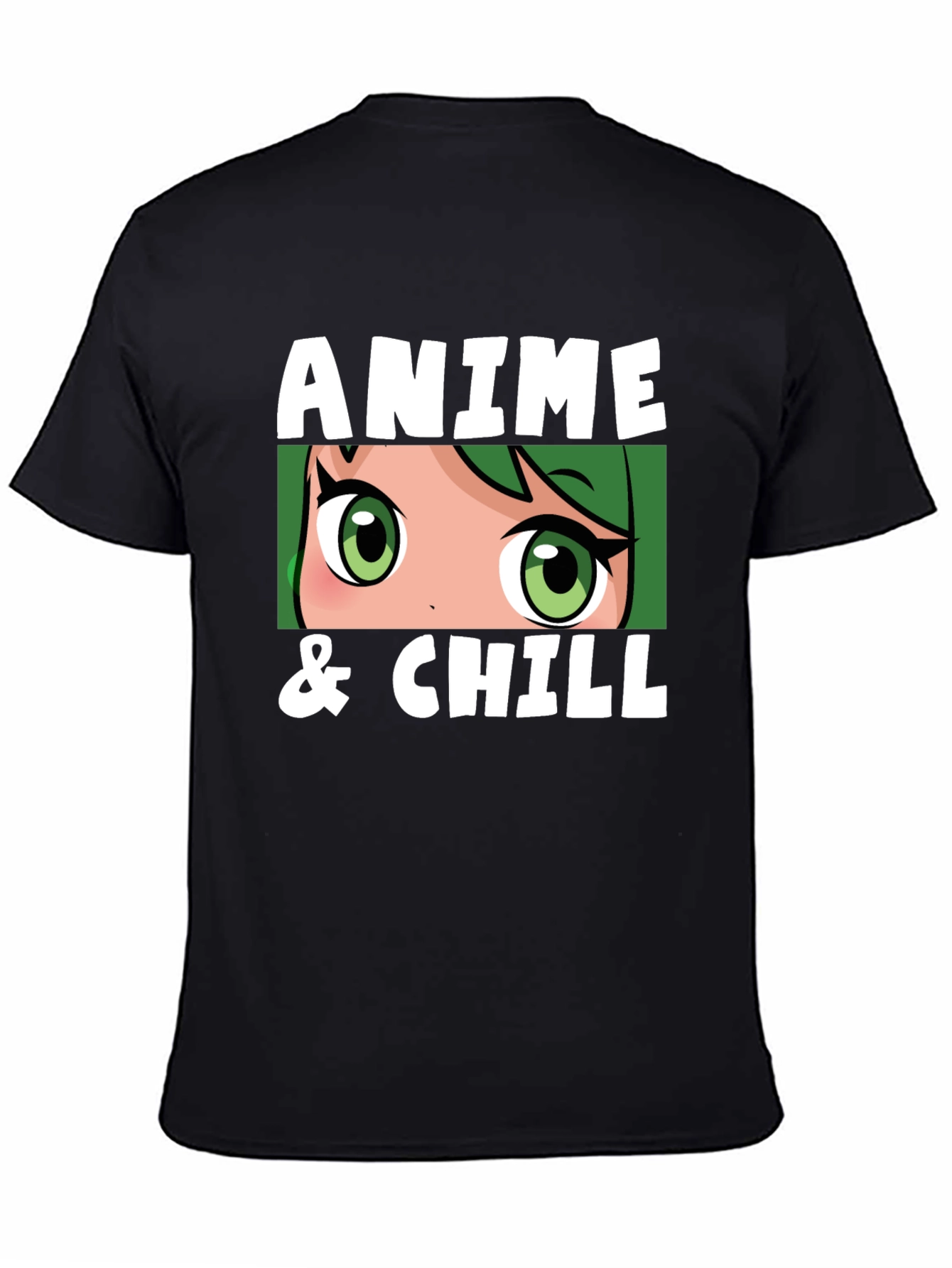 Anime & Chill Black T-Shirt