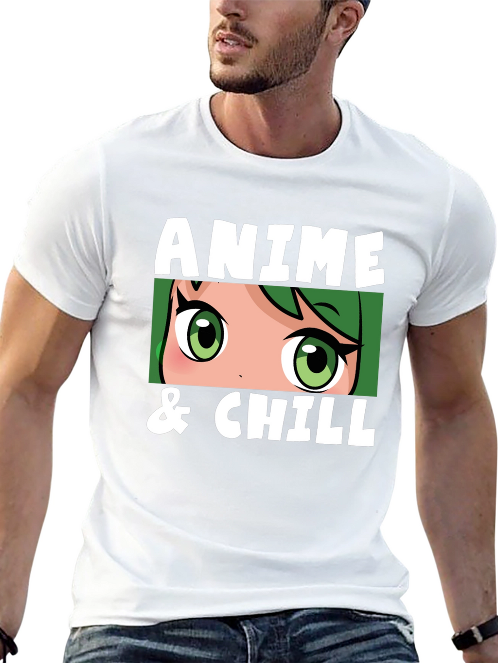 Anime & Chill Black T-Shirt