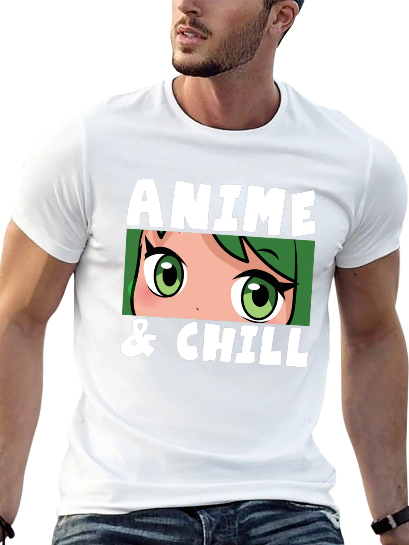 Anime & Chill Black T-Shirt