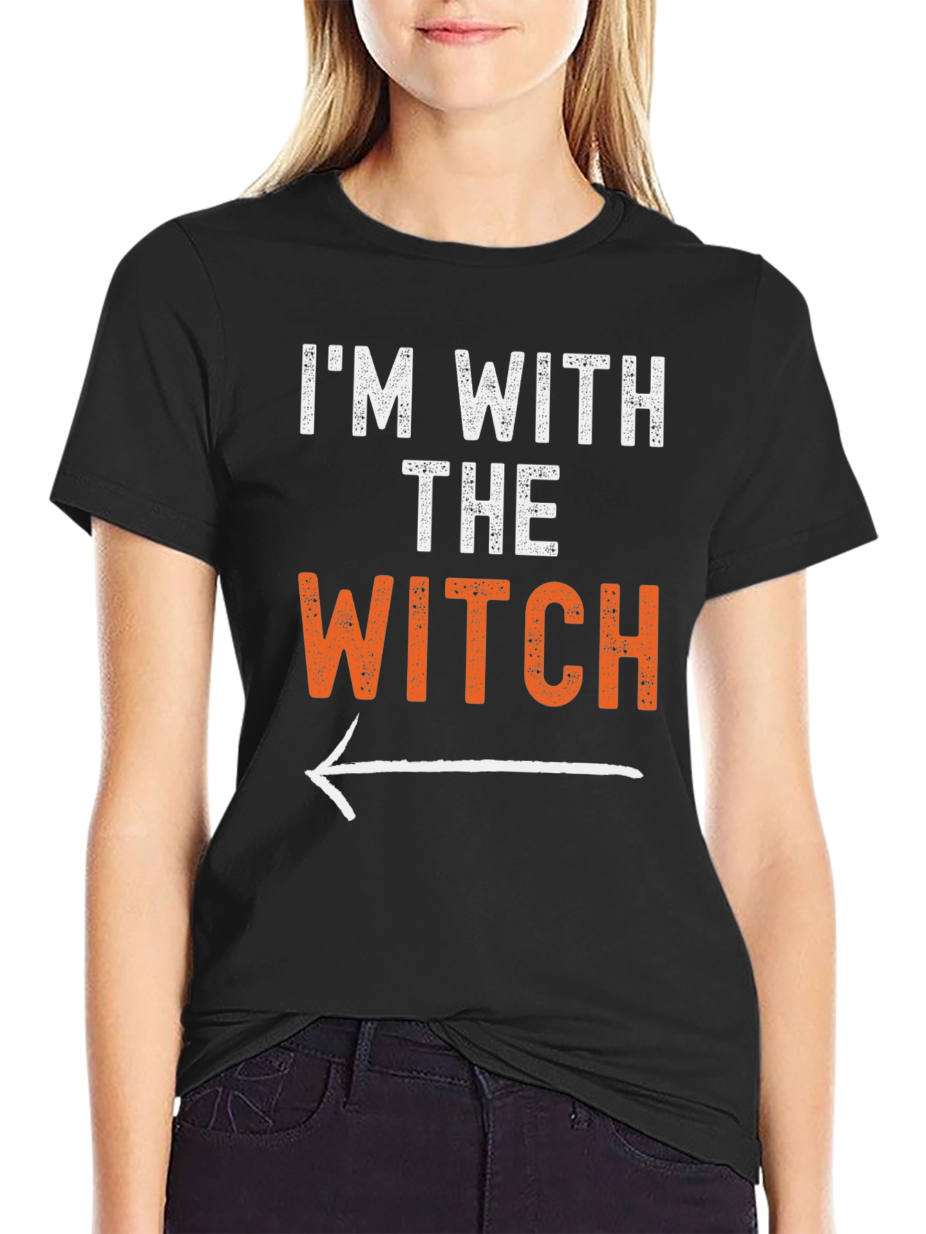 Im With The Witch Halloween T-Shirt