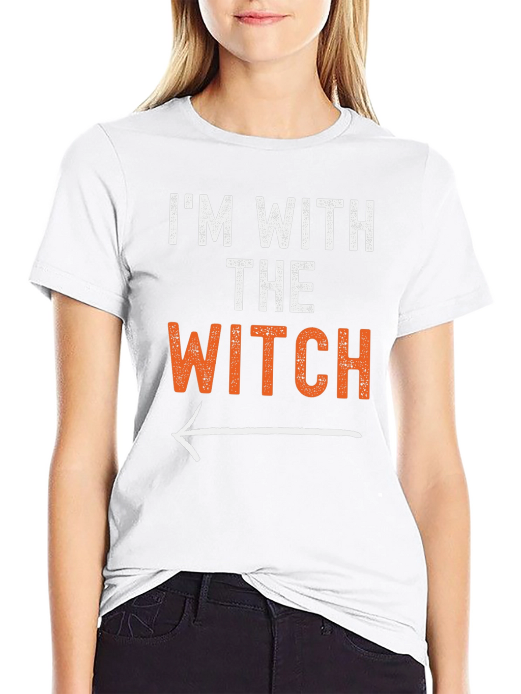 Im With The Witch Halloween T-Shirt