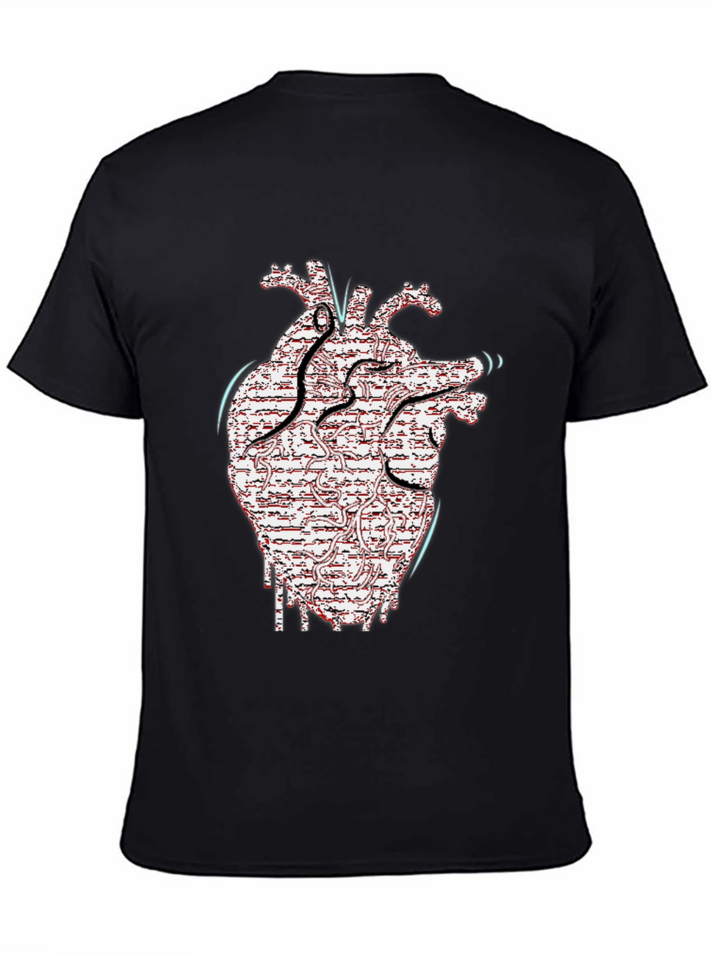 Anatomical Heart Circuitry Graphic Tee