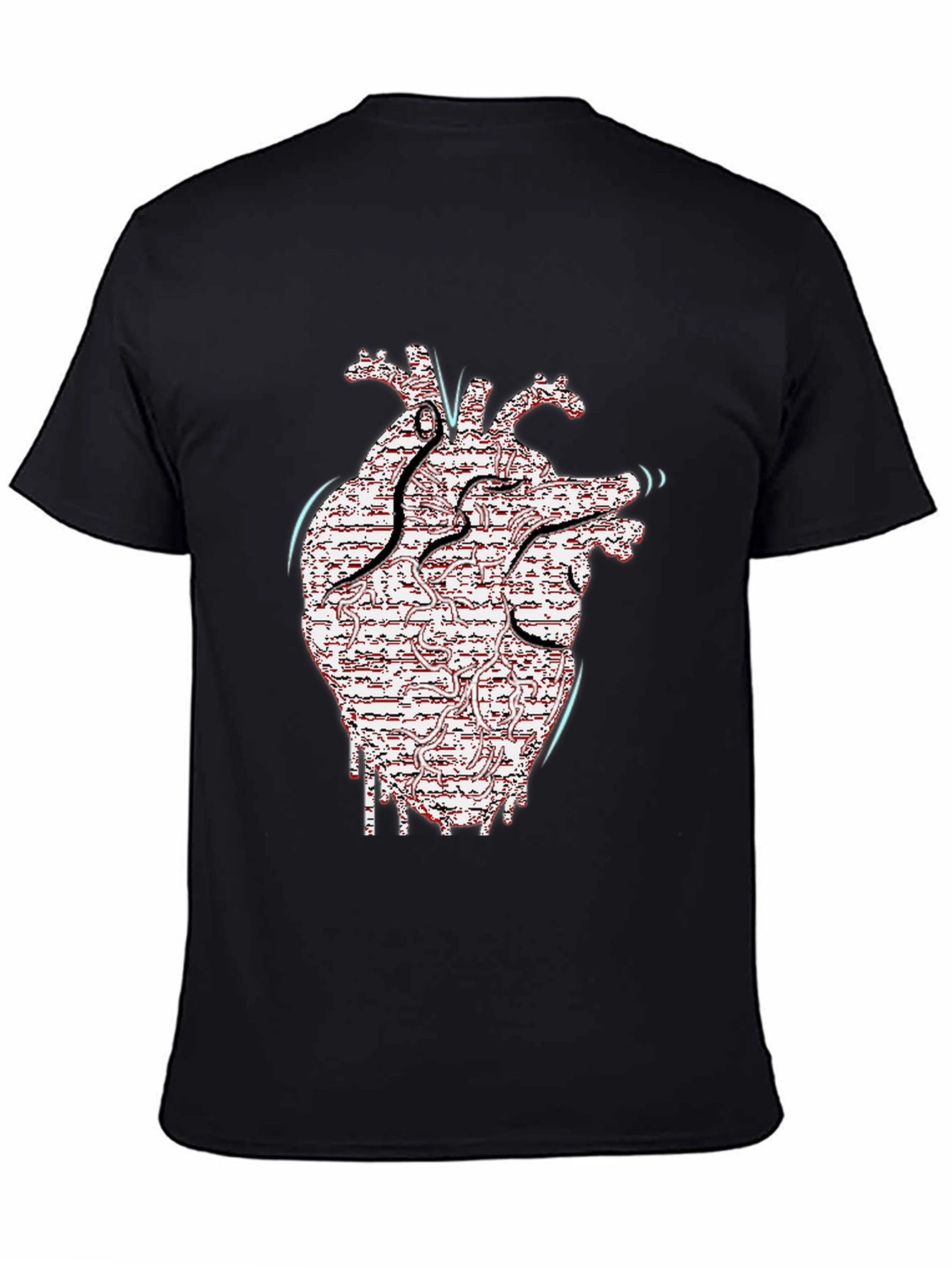 Anatomical Heart Circuitry Graphic Tee