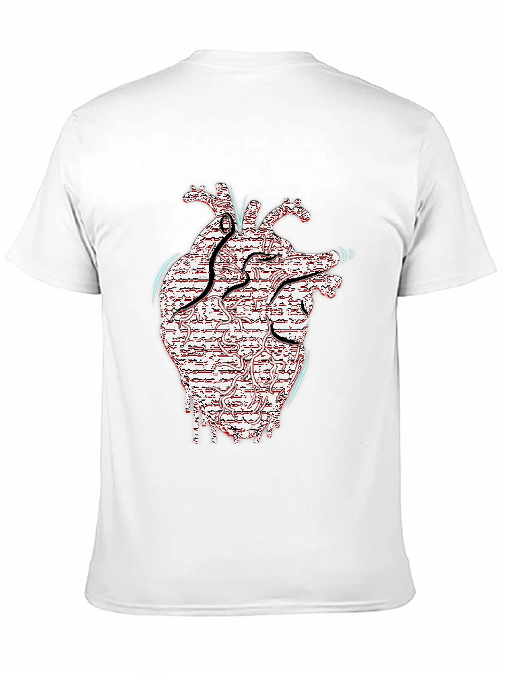 Anatomical Heart Circuitry Graphic Tee