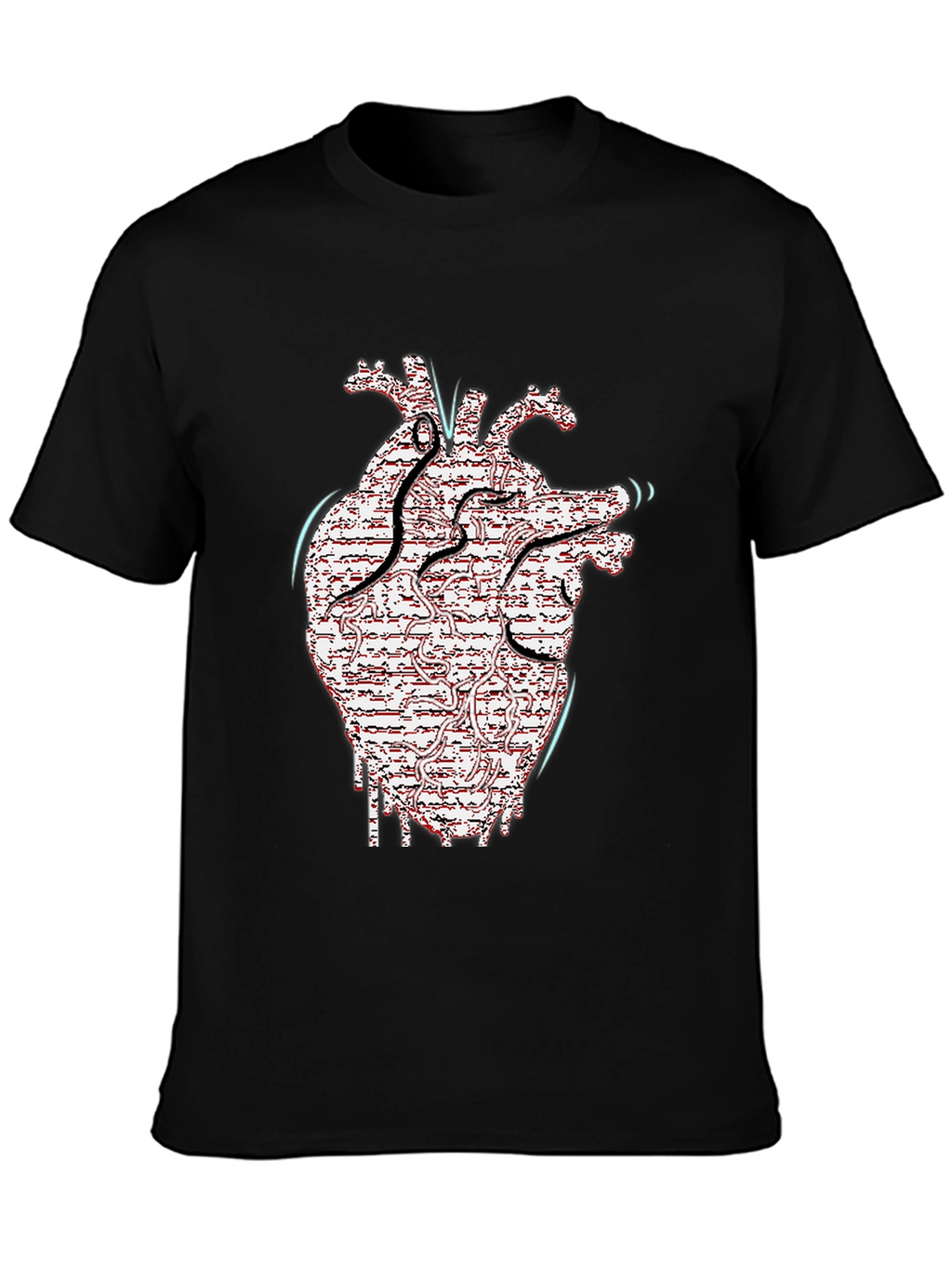 Anatomical Heart Circuitry Graphic Tee