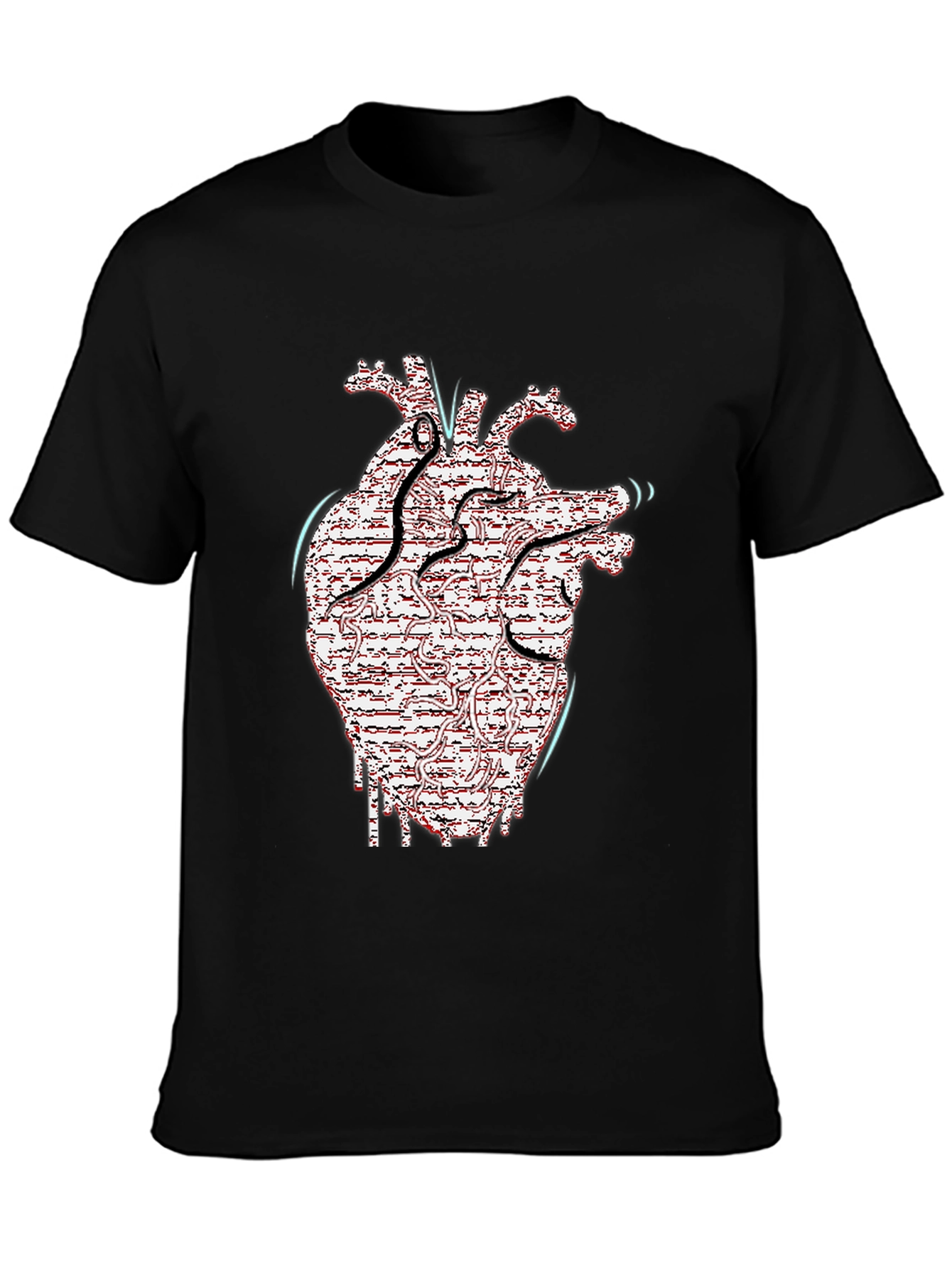 Anatomical Heart Circuitry Graphic Tee
