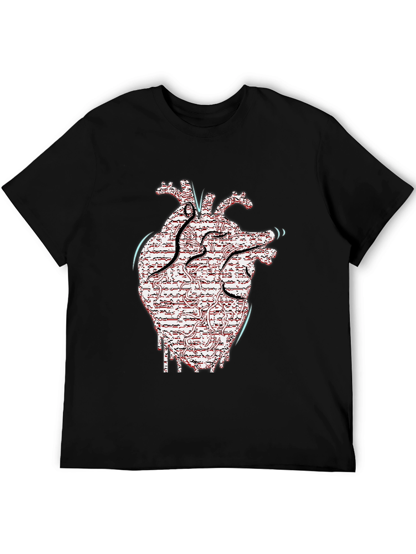Anatomical Heart Circuitry Graphic Tee