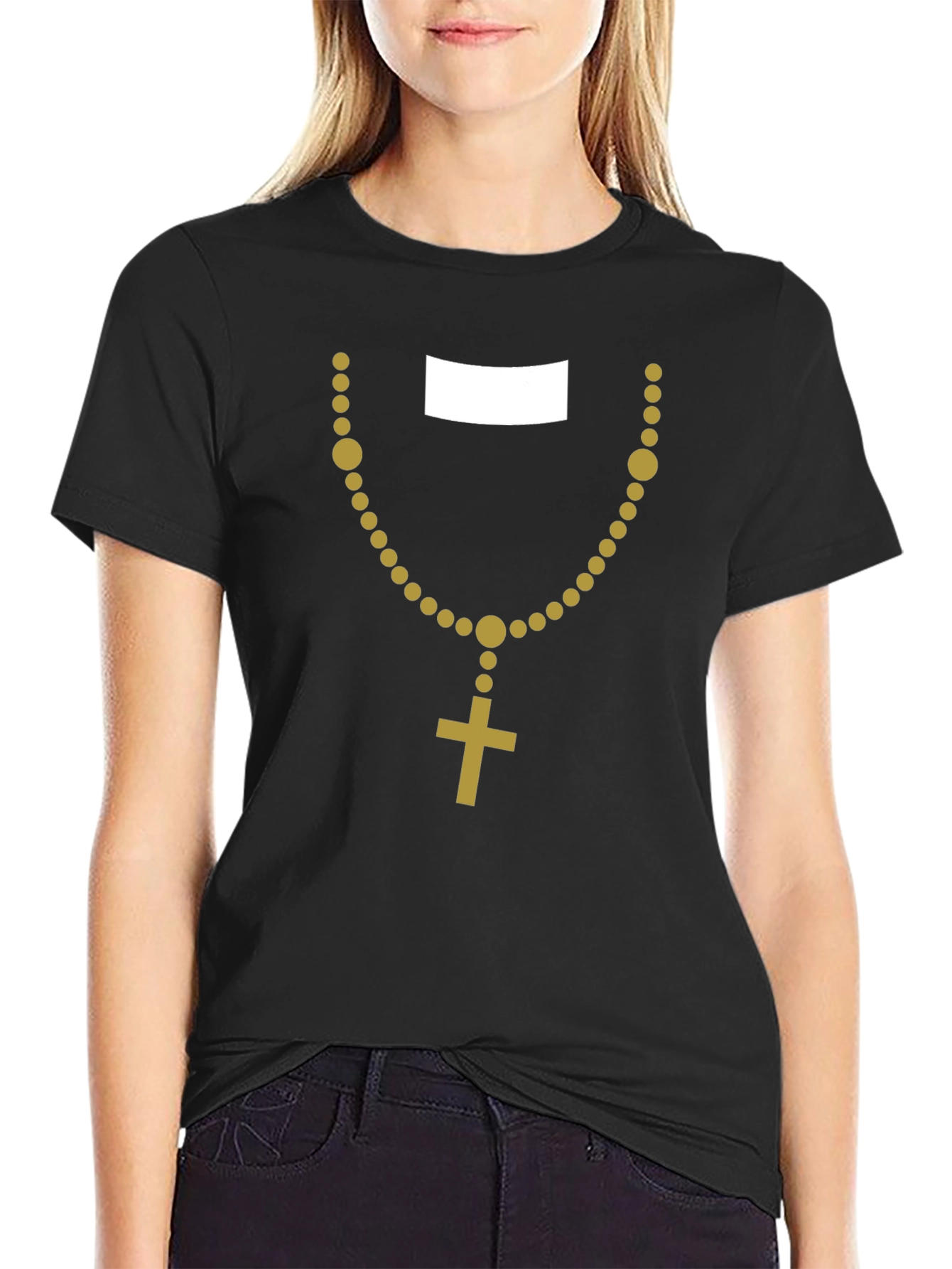 Priest Costume T-Shirt - Easy Halloween Costume