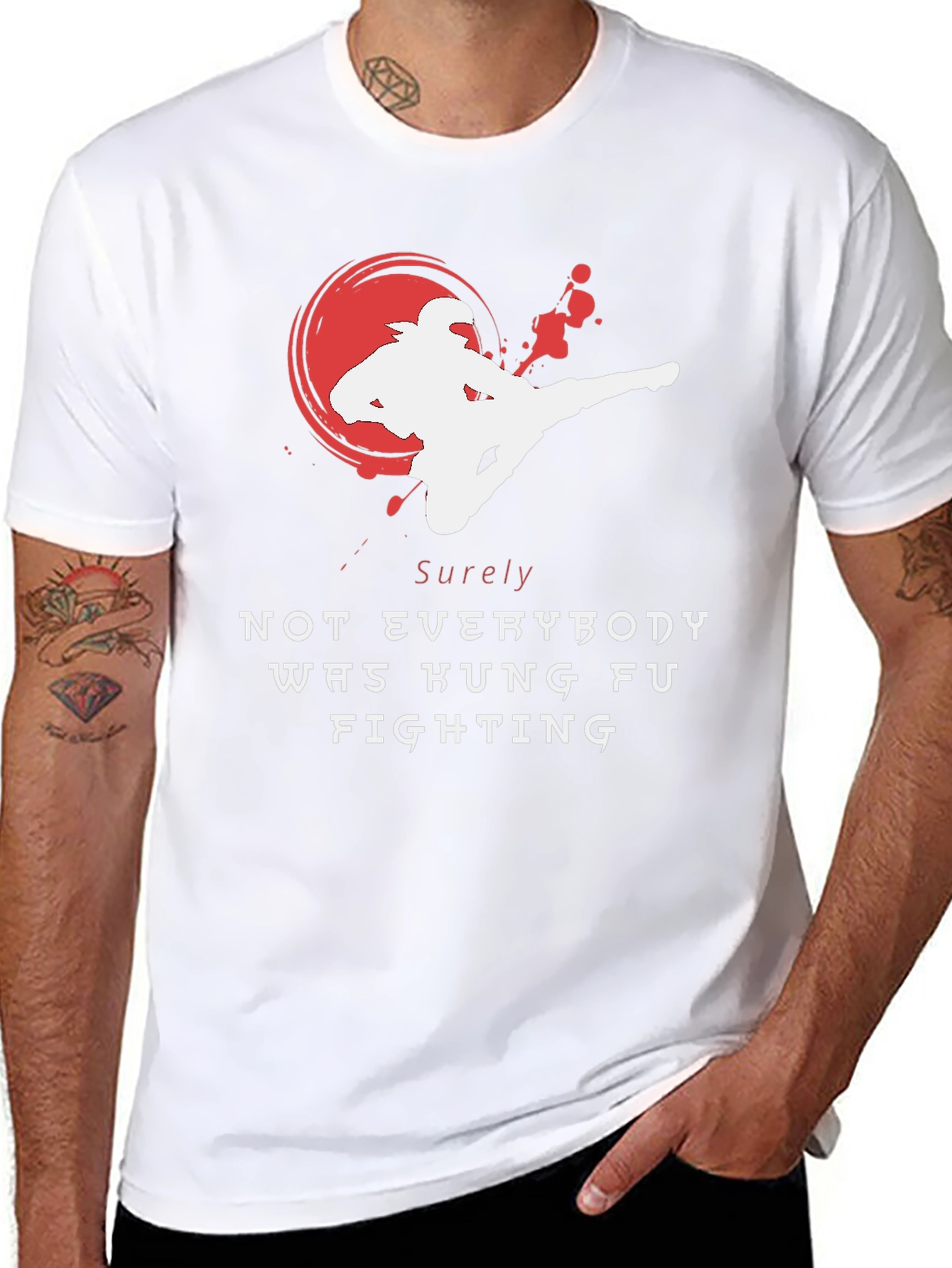 Kung Fu Fighting T-Shirt - Sure Not Everybody Was
