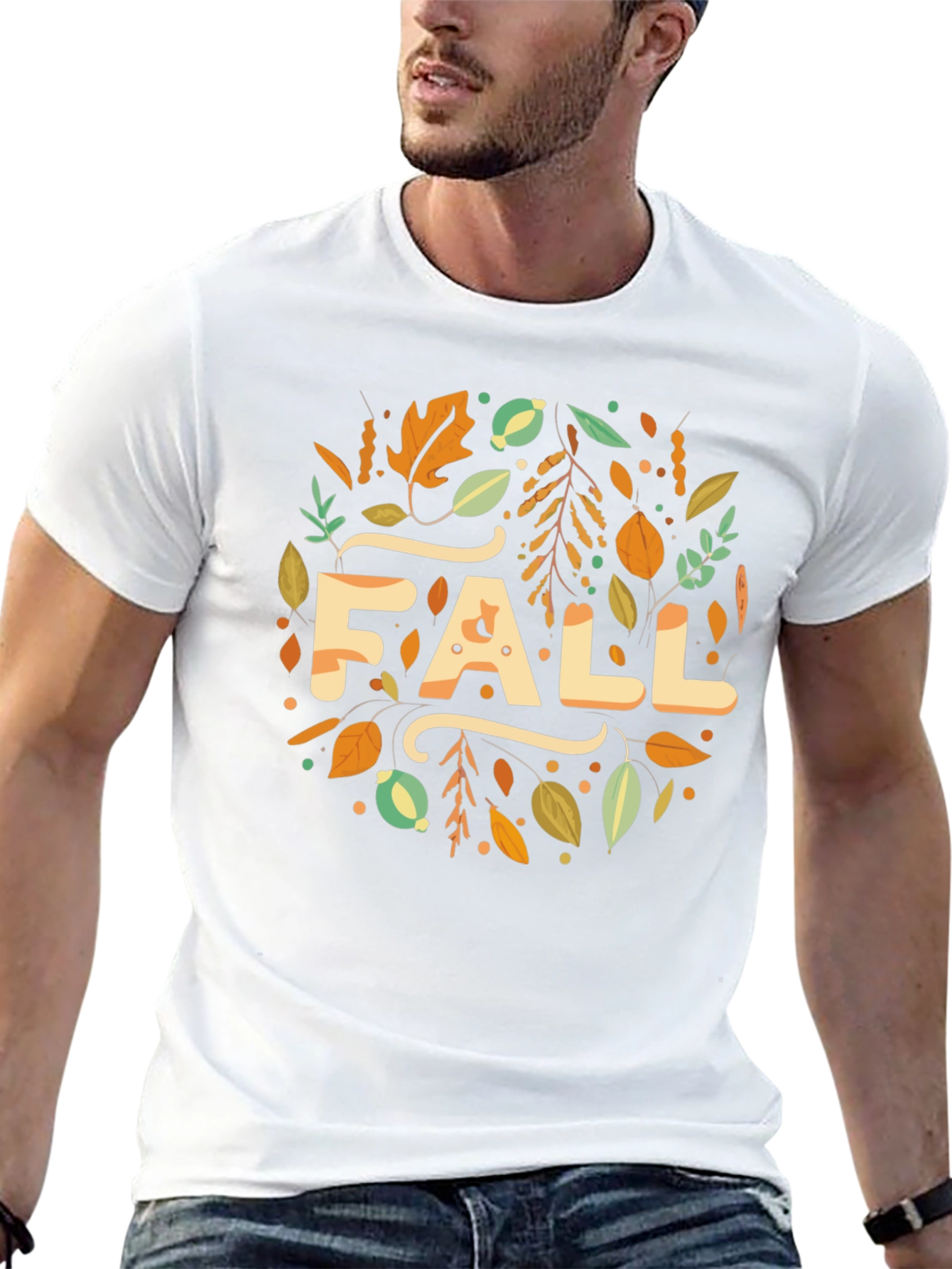 Fall Leaves Graphic T-Shirt