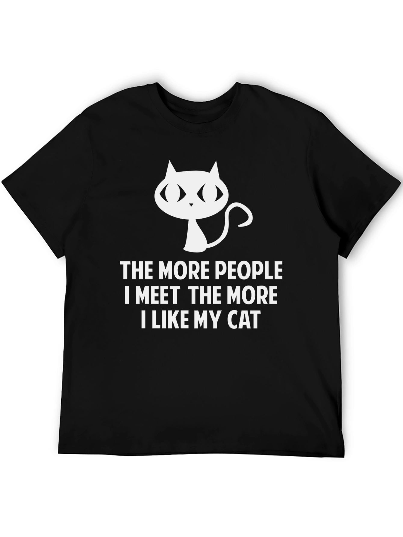 Cat Lover T-Shirt - Funny Introvert Tee