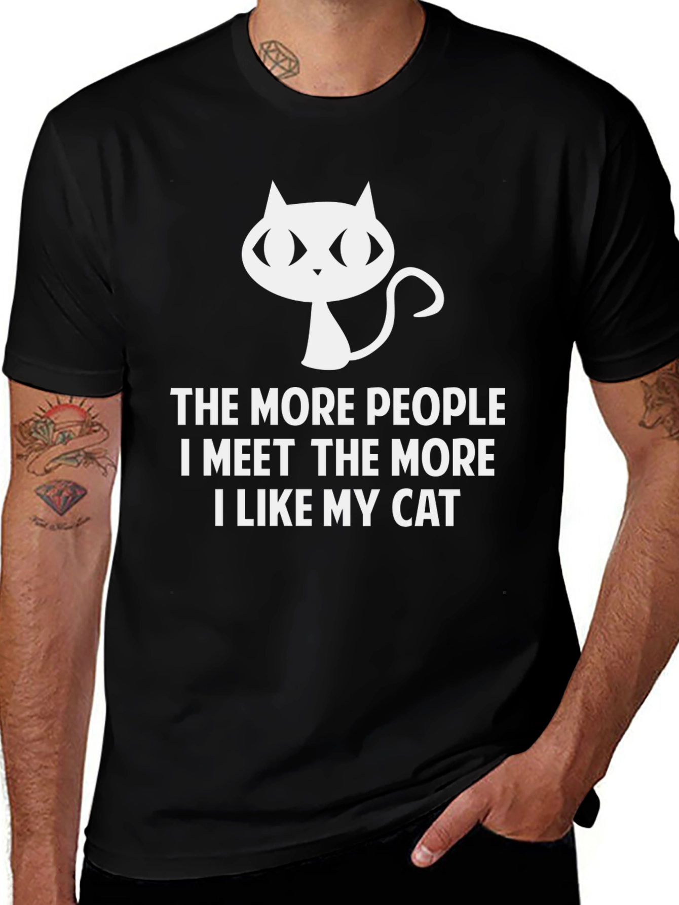 Cat Lover T-Shirt - Funny Introvert Tee