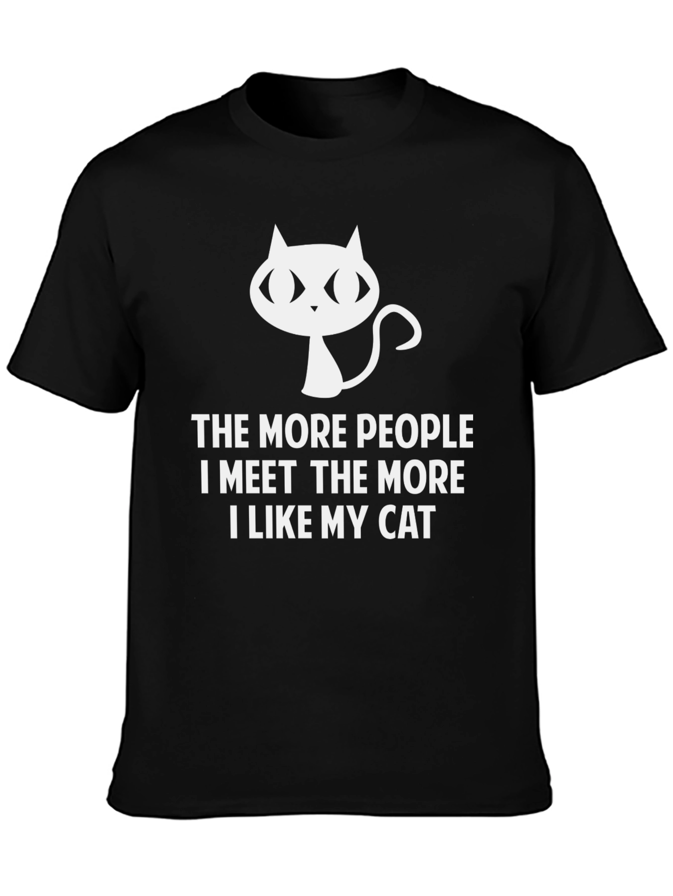 Cat Lover T-Shirt - Funny Introvert Tee