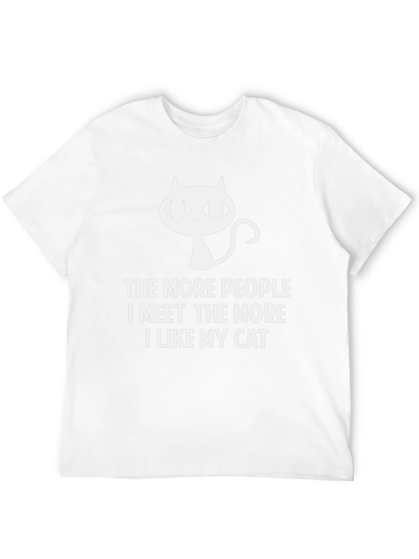 Cat Lover T-Shirt - Funny Introvert Tee