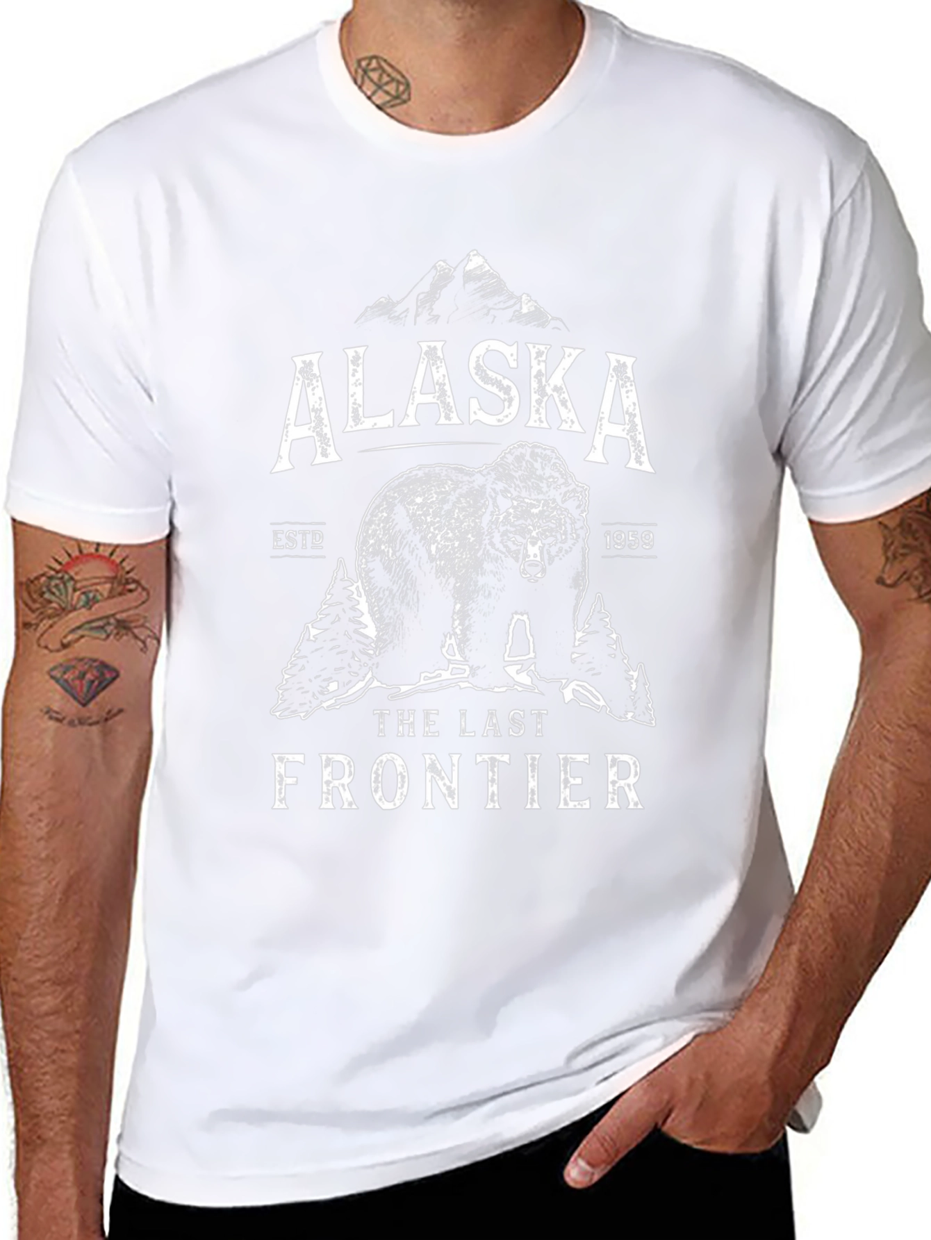 Alaska The Last Frontier Graphic T-Shirt
