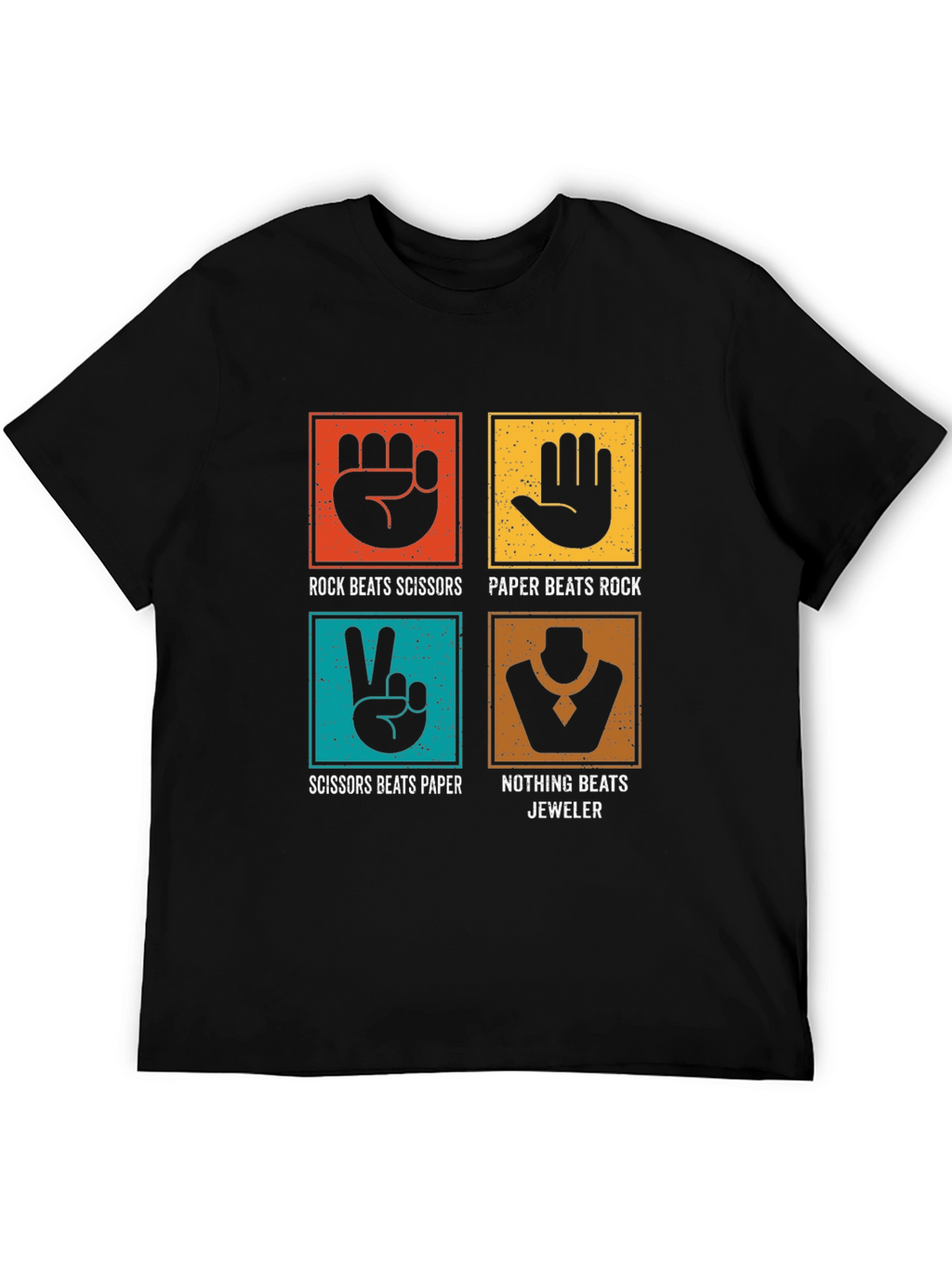 Rock Paper Scissors Jeweler Graphic Tee