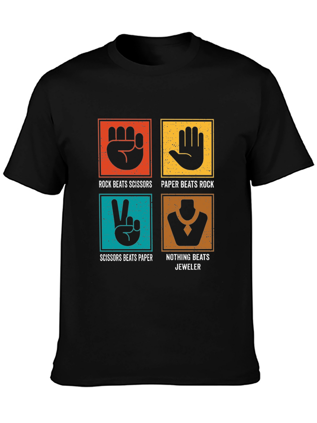 Rock Paper Scissors Jeweler Graphic Tee