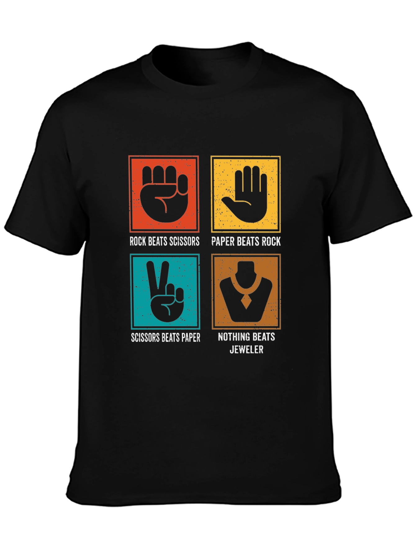 Rock Paper Scissors Jeweler Graphic Tee