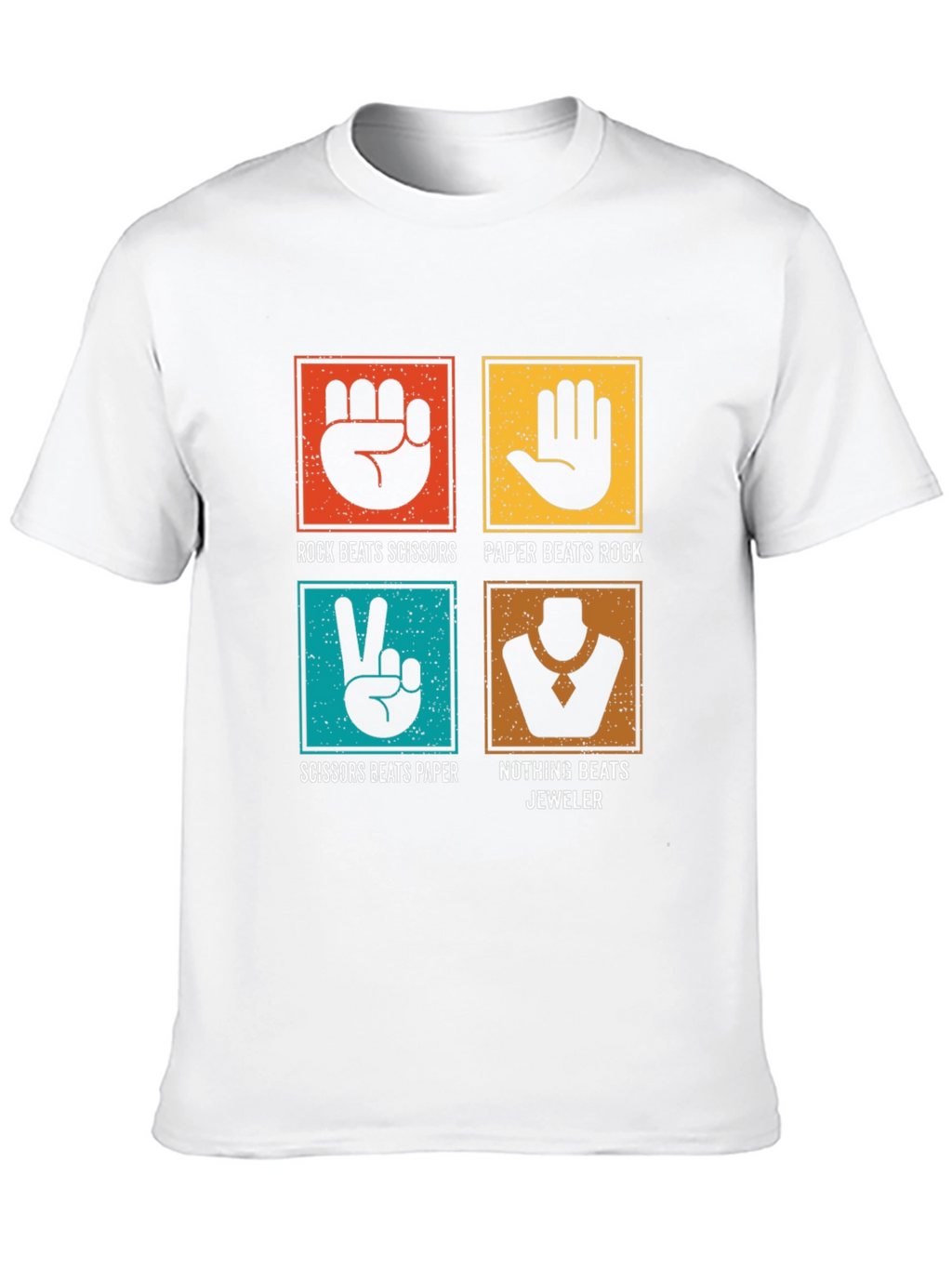 Rock Paper Scissors Jeweler Graphic Tee