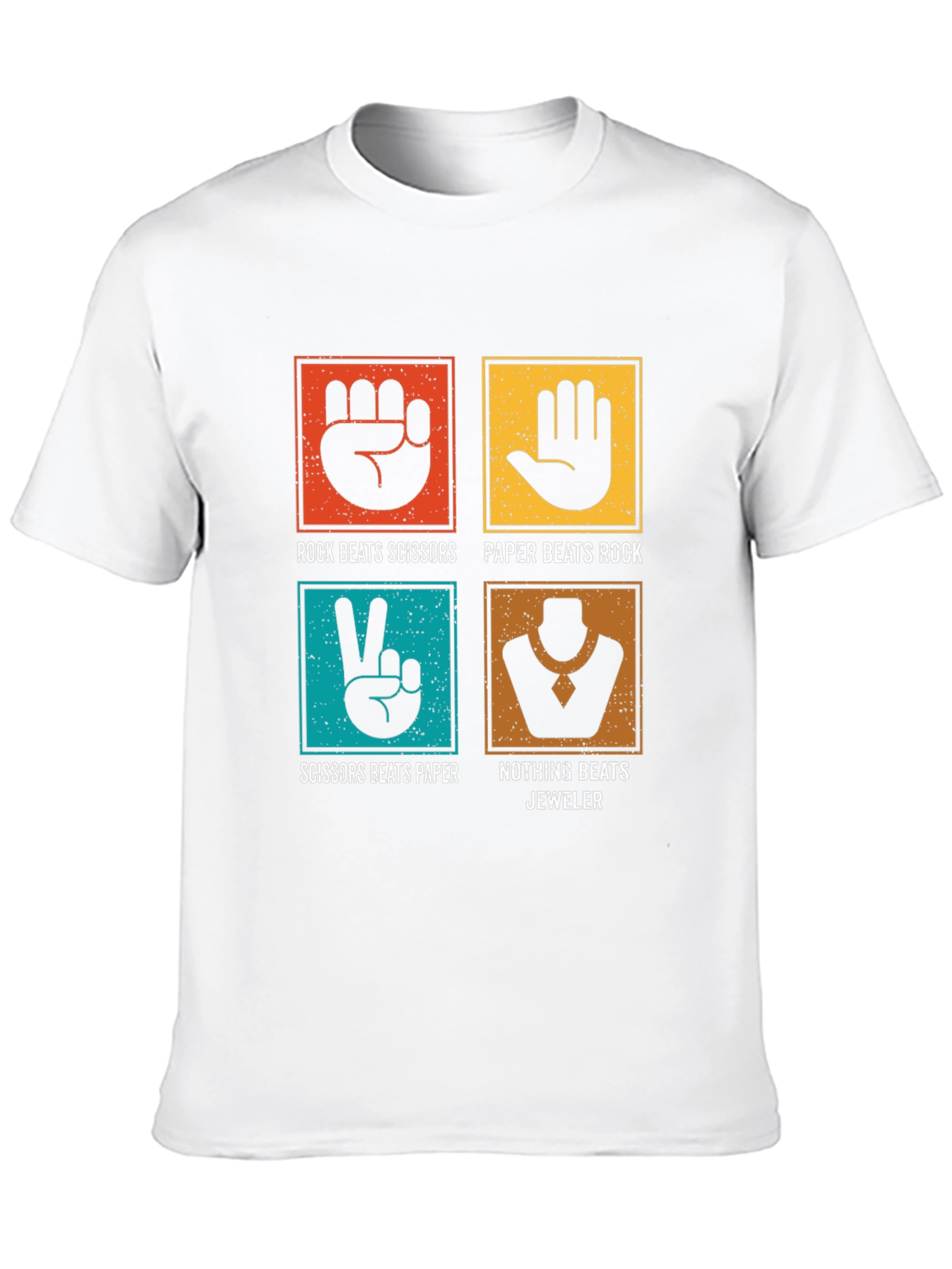 Rock Paper Scissors Jeweler Graphic Tee