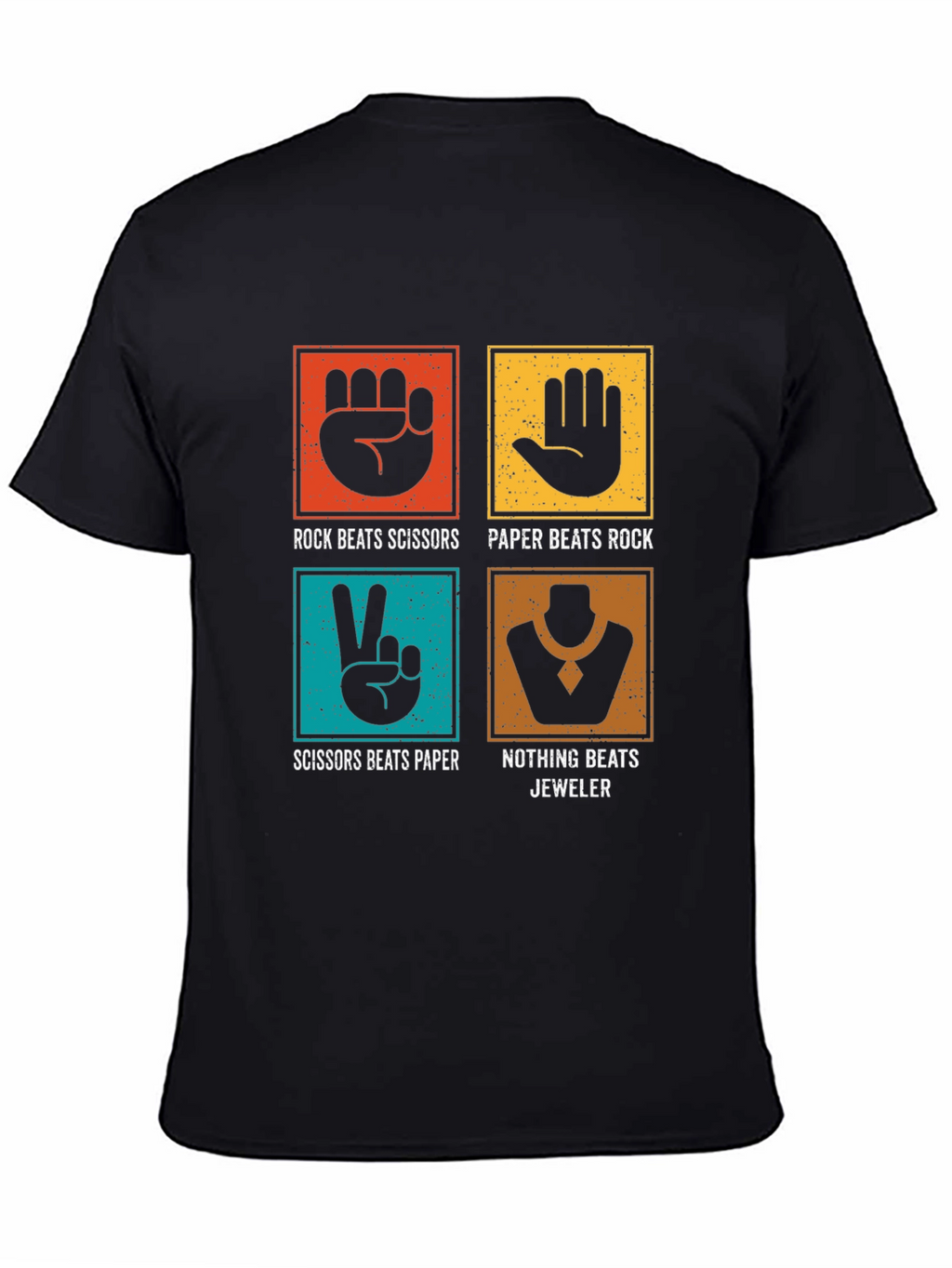 Rock Paper Scissors Jeweler Graphic Tee