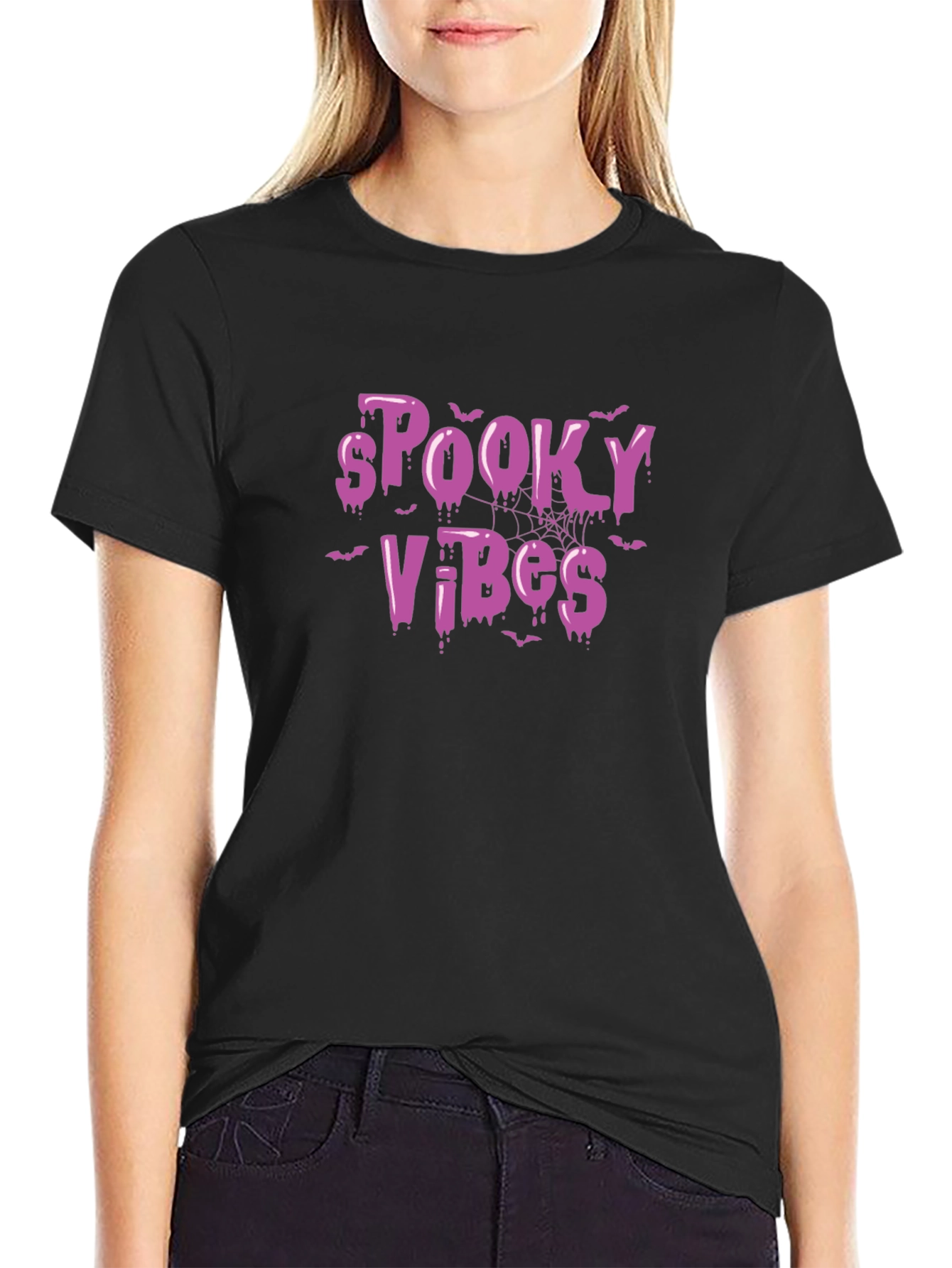 Spooky Vibes Graphic Tee - Halloween Edition