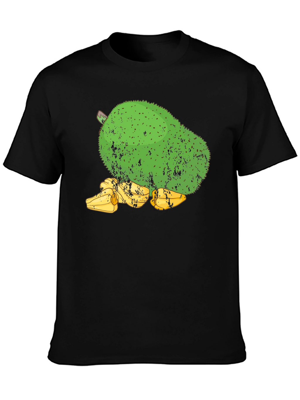 Soursop Fruit Graphic Tee - Black Cotton T-Shirt