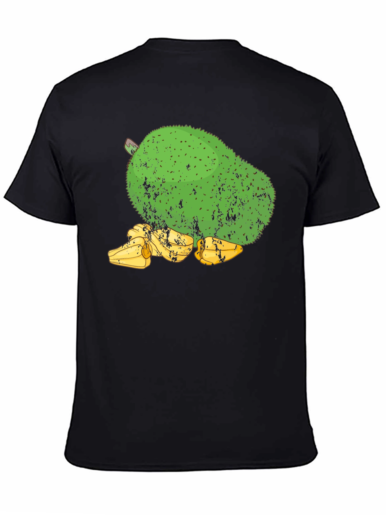 Soursop Fruit Graphic Tee - Black Cotton T-Shirt