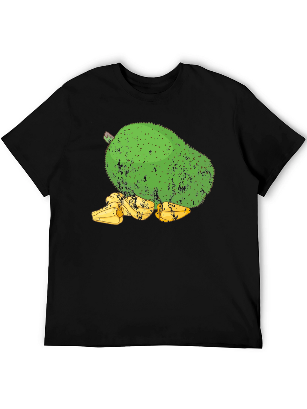 Soursop Fruit Graphic Tee - Black Cotton T-Shirt