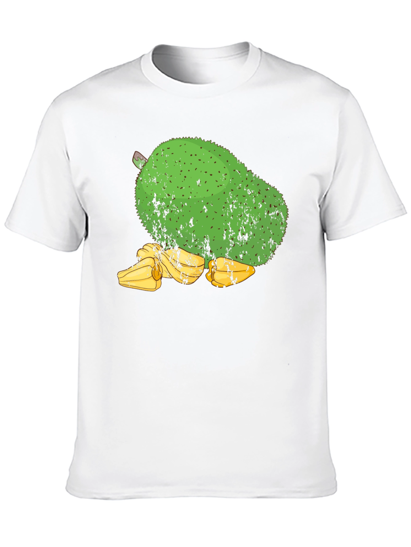 Soursop Fruit Graphic Tee - Black Cotton T-Shirt