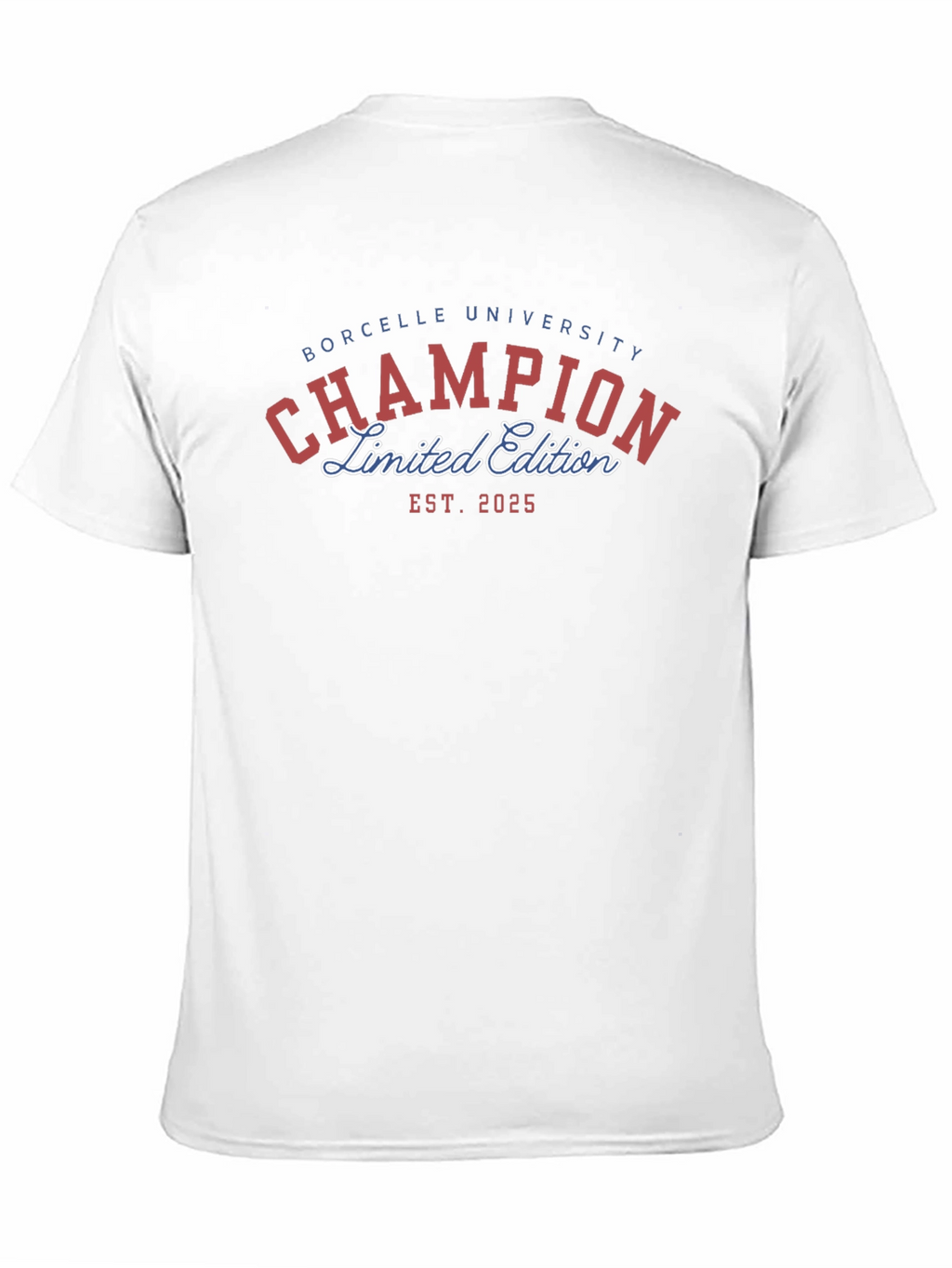 Borcelle University Champion Limited Edition Black T-Shirt