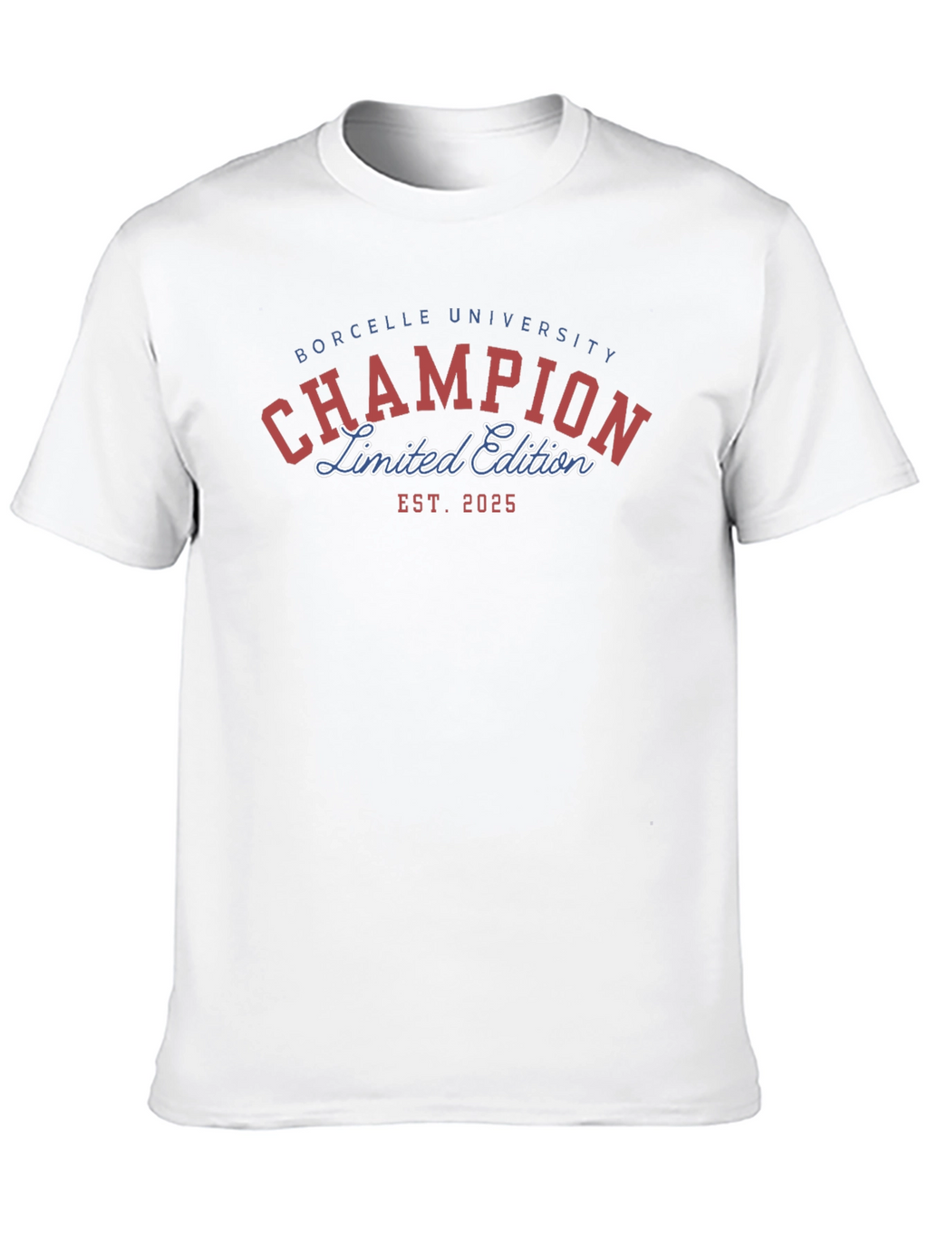 Borcelle University Champion Limited Edition Black T-Shirt