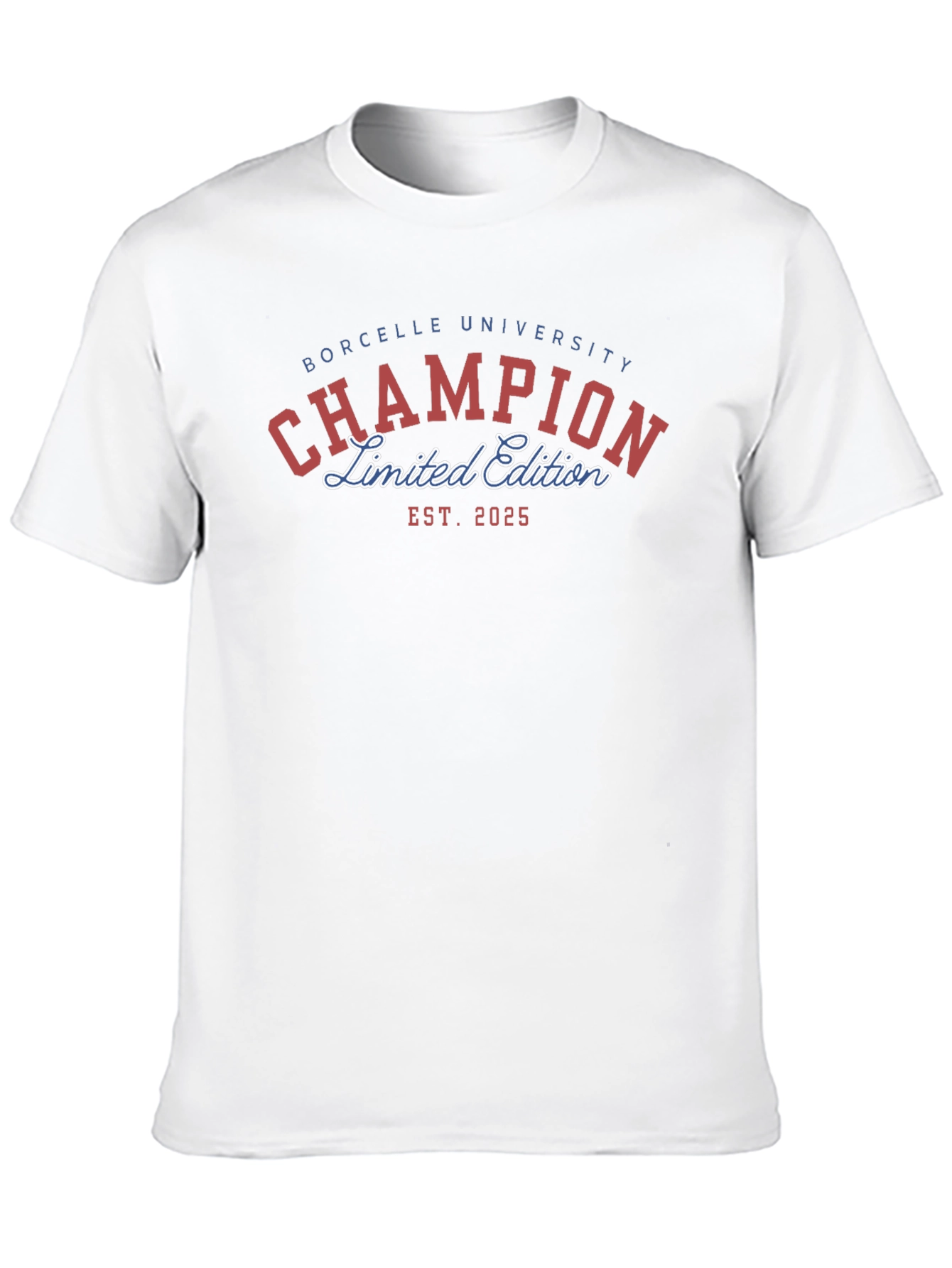 Borcelle University Champion Limited Edition Black T-Shirt