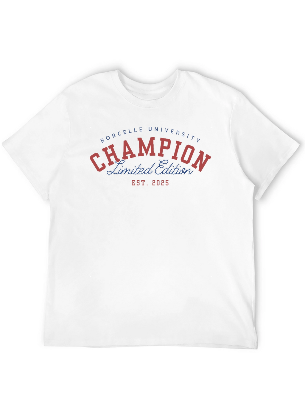 Borcelle University Champion Limited Edition Black T-Shirt