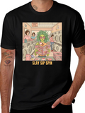 Slay Sip Spin Medusa T-Shirt