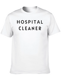 Hospital Cleaner Black T-Shirt