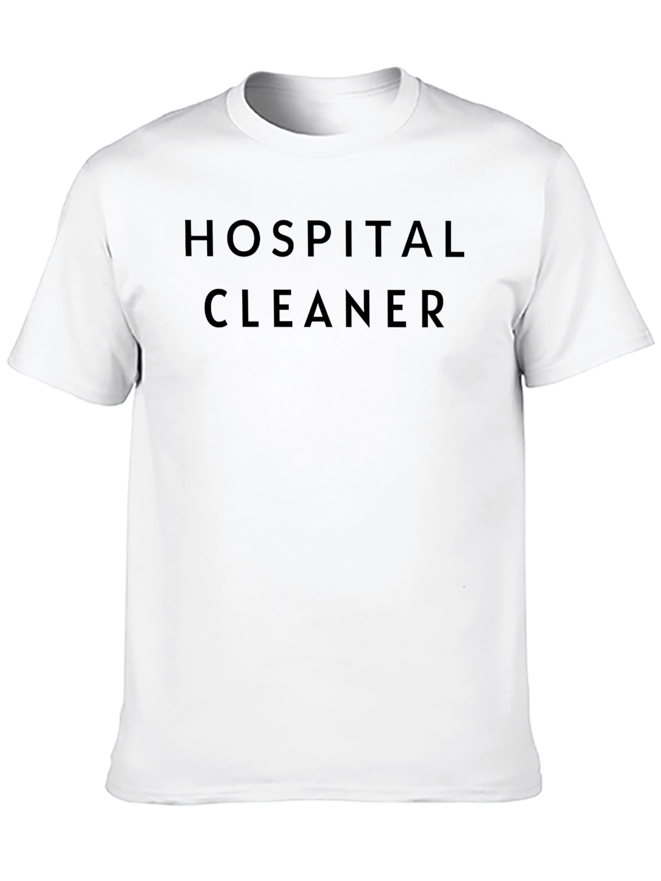 Hospital Cleaner Black T-Shirt