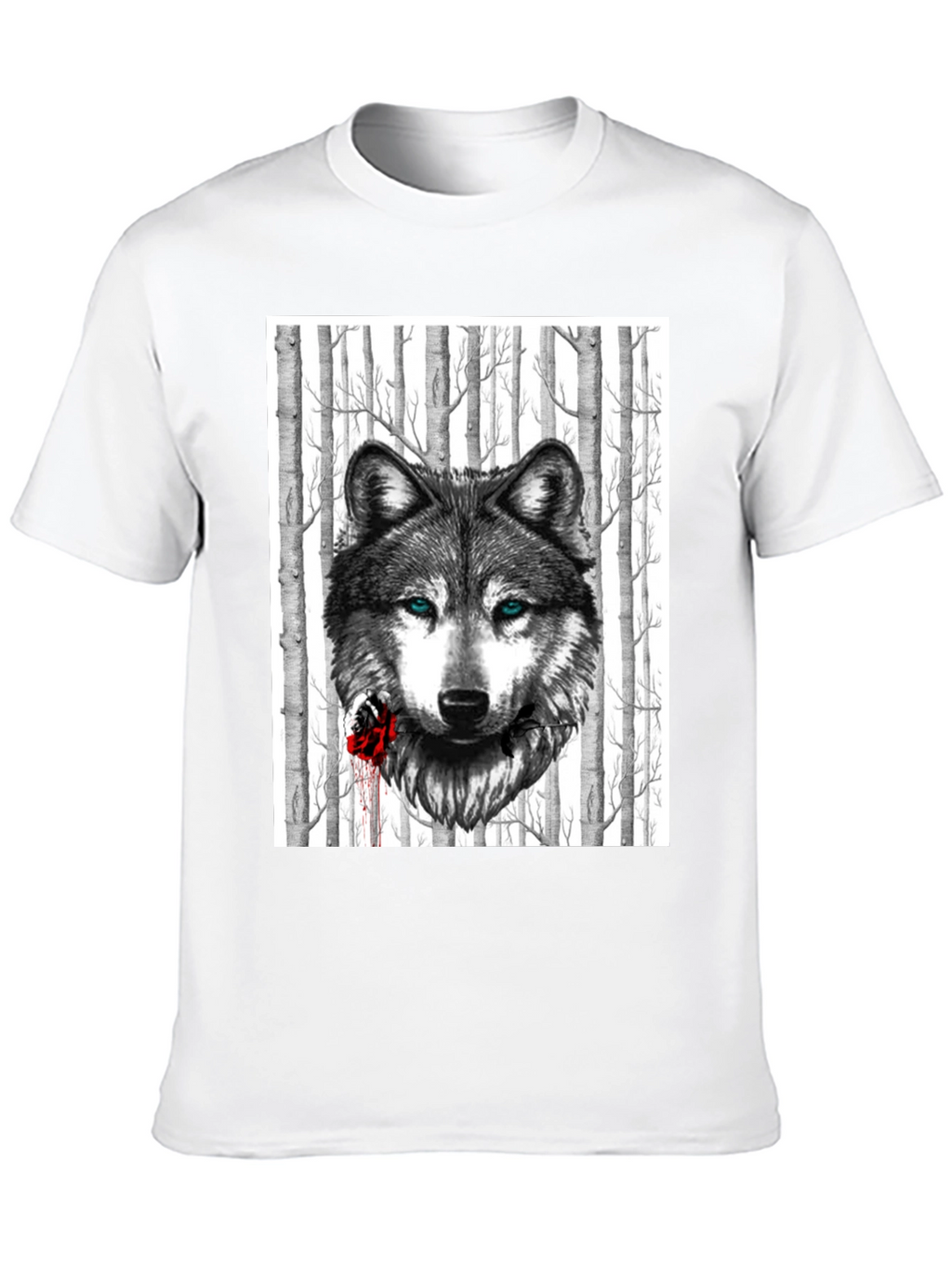 Wolf & Rose Graphic Tee - Mens Black T-Shirt