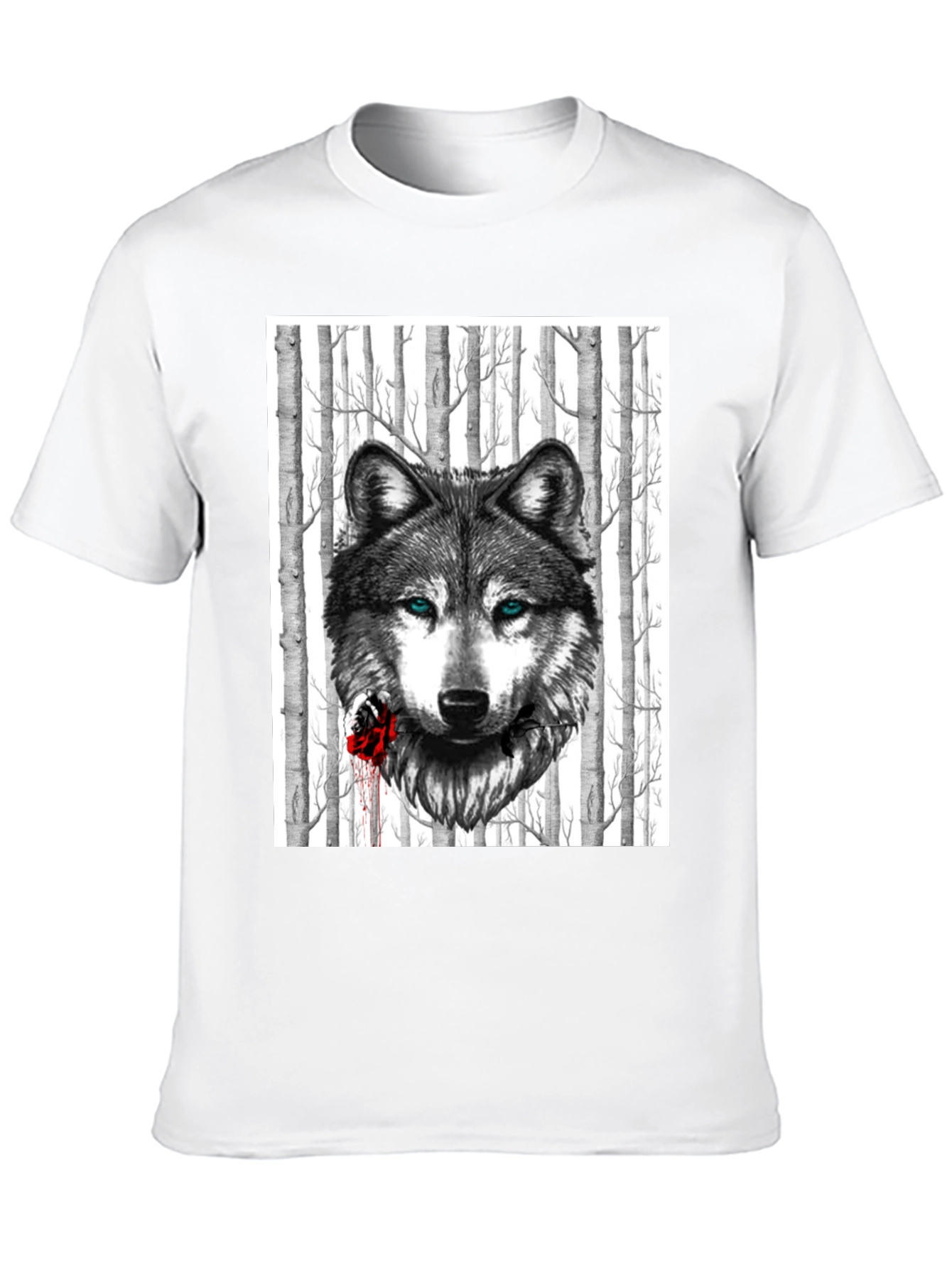 Wolf & Rose Graphic Tee - Mens Black T-Shirt