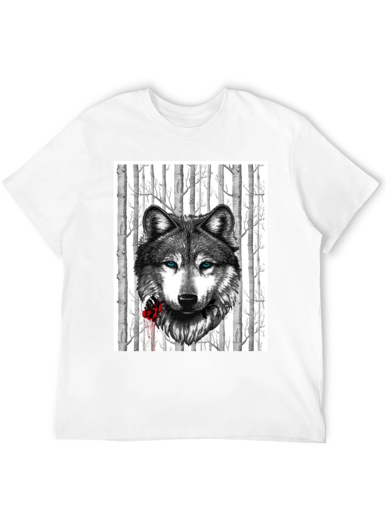 Wolf & Rose Graphic Tee - Mens Black T-Shirt